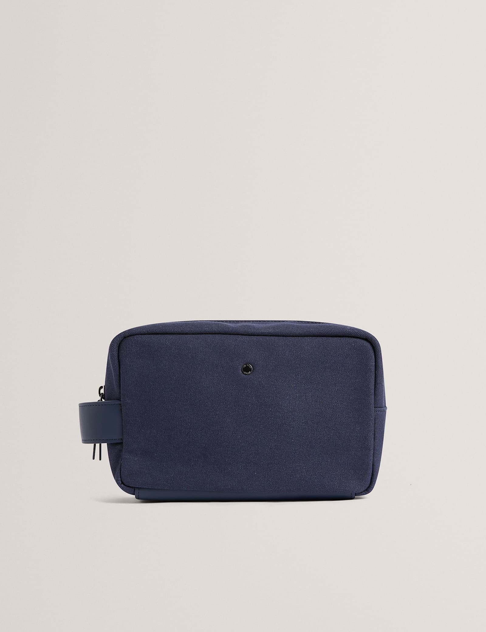 Pure Cotton Canvas Stud Detail Washbag - image 1