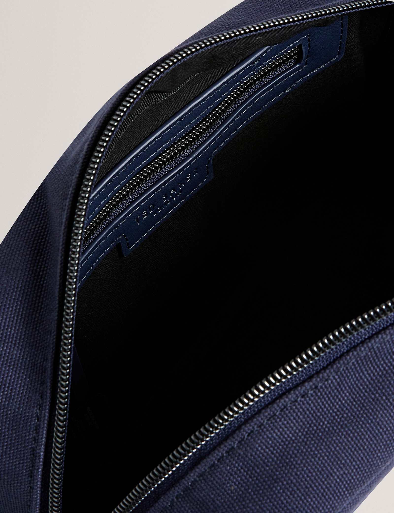 Pure Cotton Canvas Stud Detail Washbag - image 3