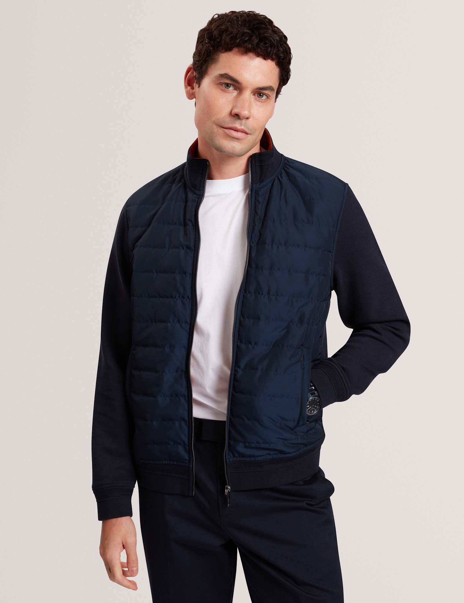Quilted Bomber Jacket - image 4