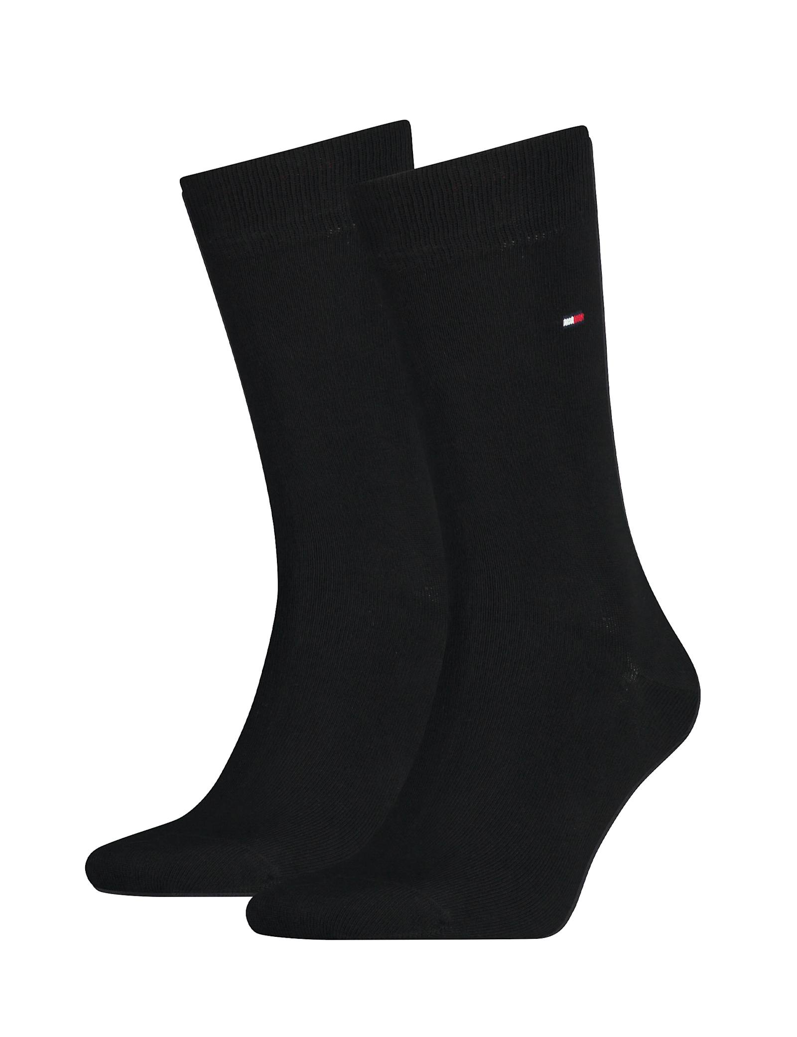 2 Pack Embroidered Logo Cotton Rich Socks - image 1
