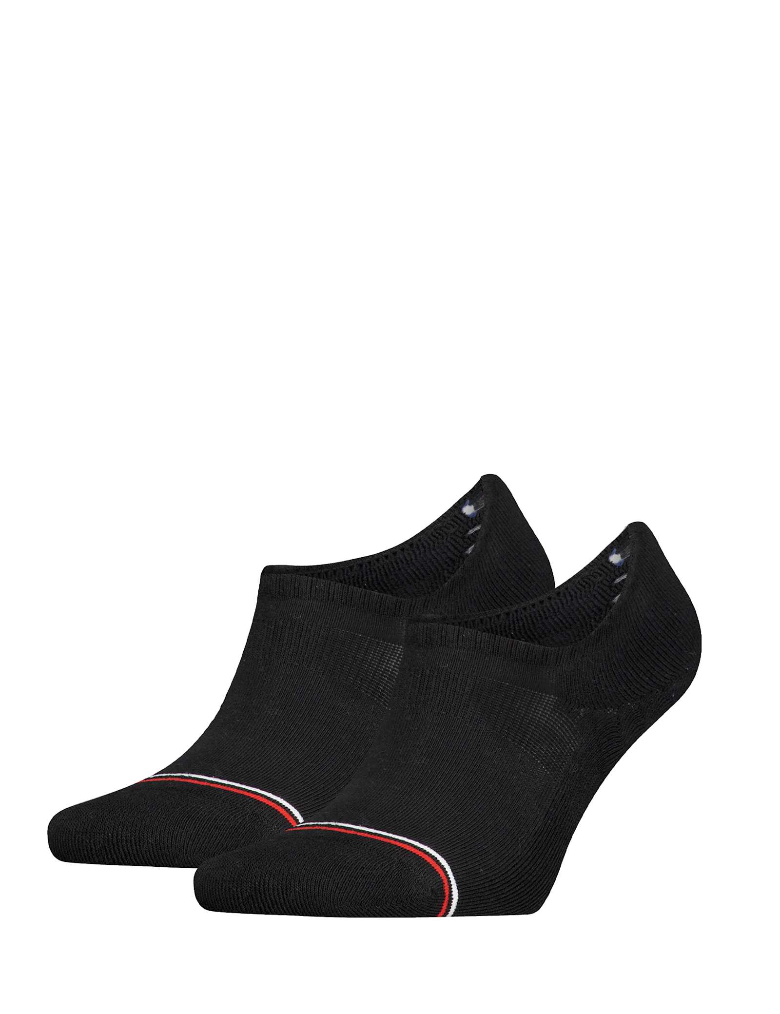 2 Pack Striped Toe Cotton Rich Trainer Socks - image 2