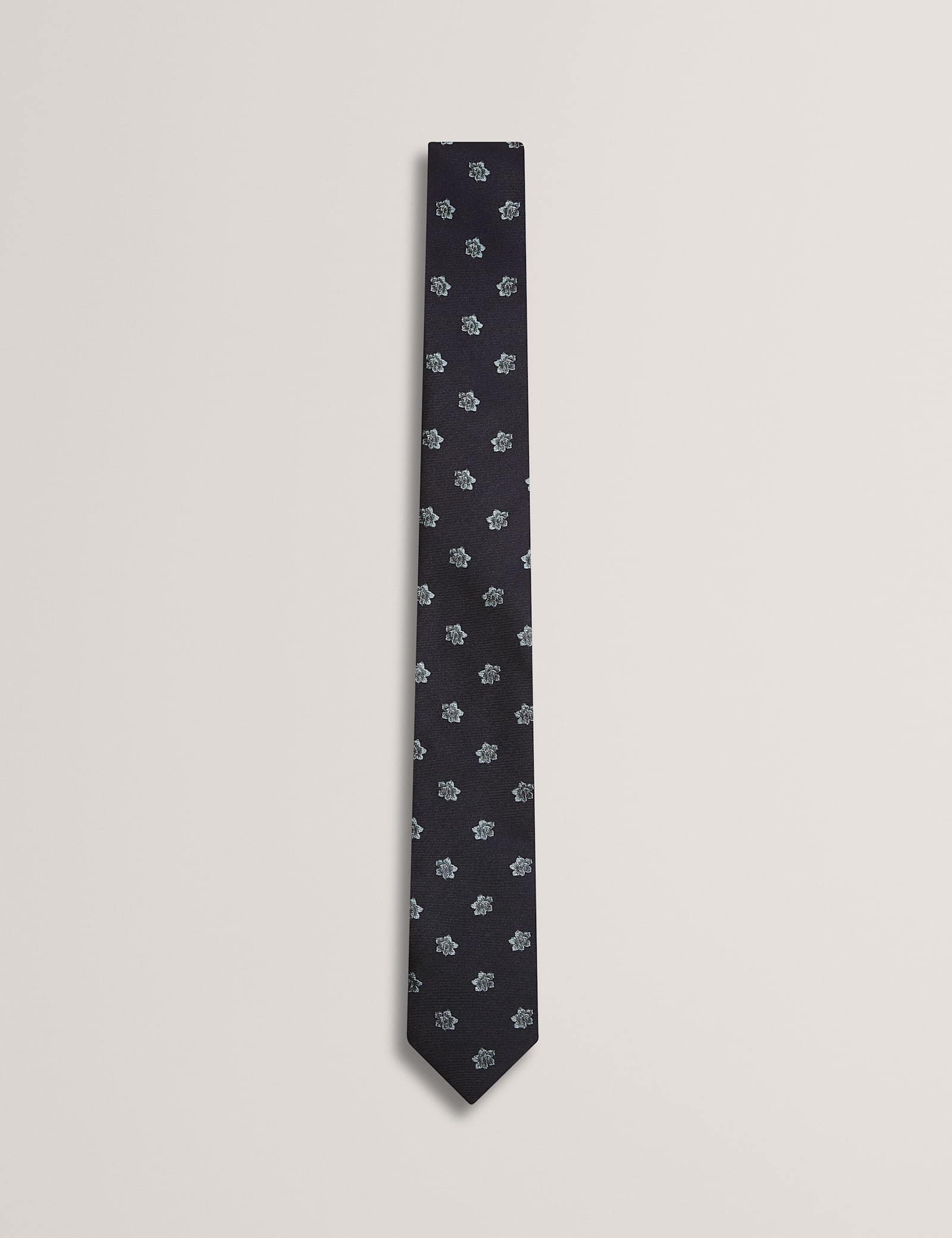 Floral Pure Silk Tie - image 1