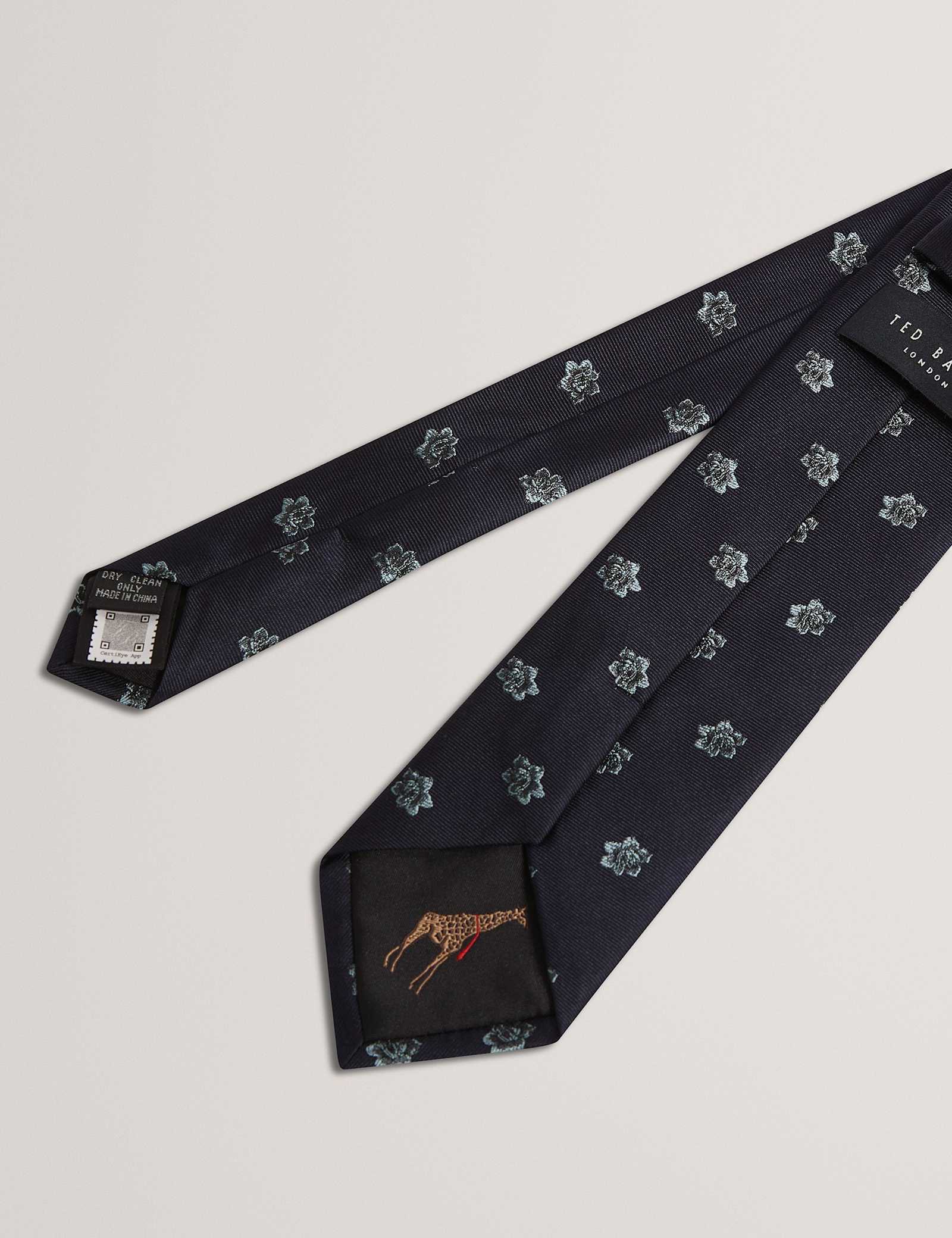 Floral Pure Silk Tie - image 2