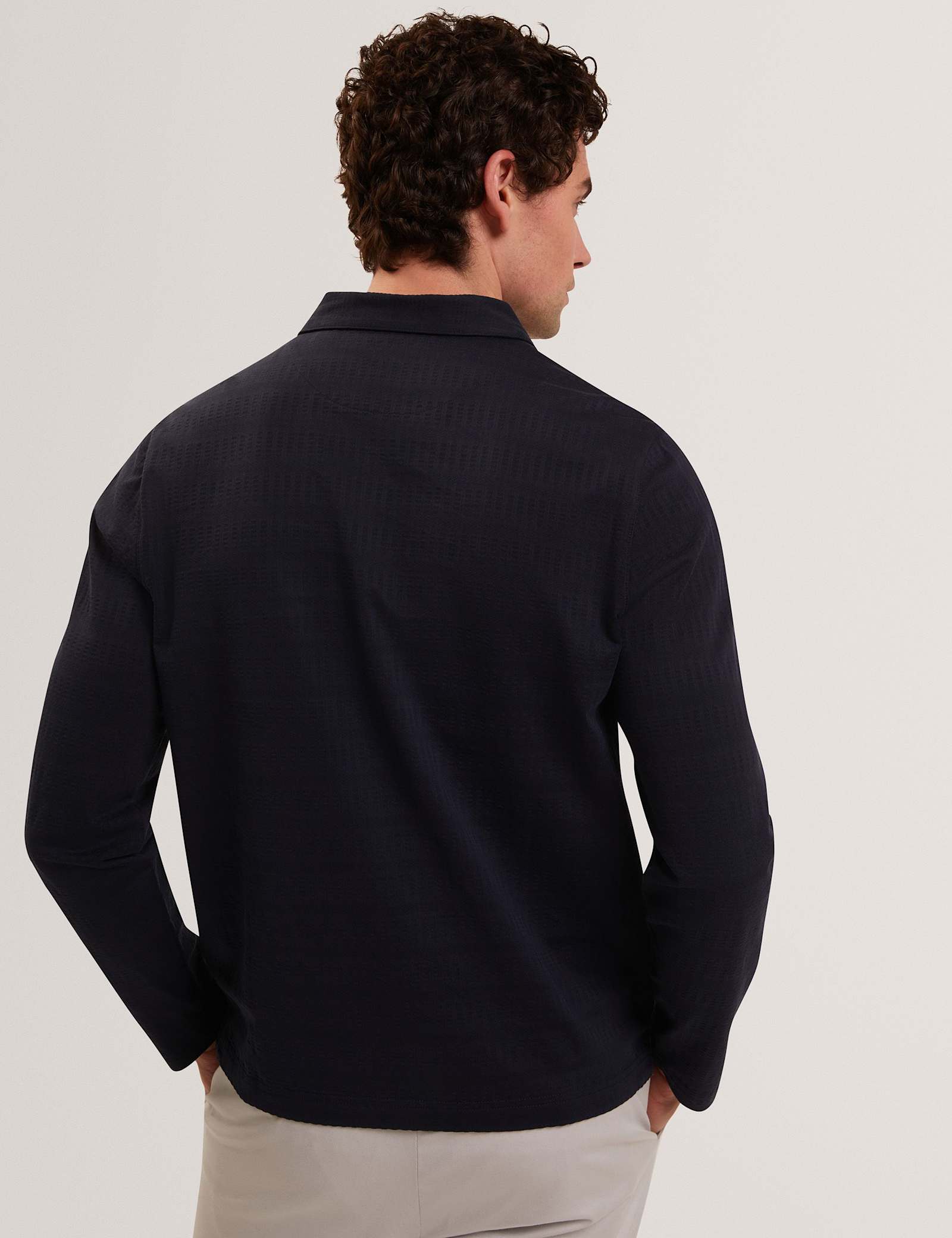 Pure Cotton Half Zip Sweatshirt - image 4