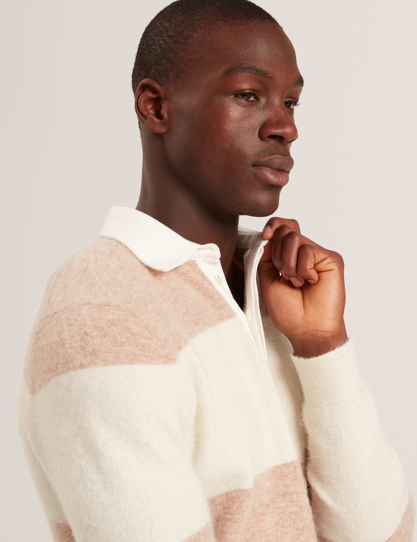 Alpaca Rich Knitted Rugby Shirt - image 5