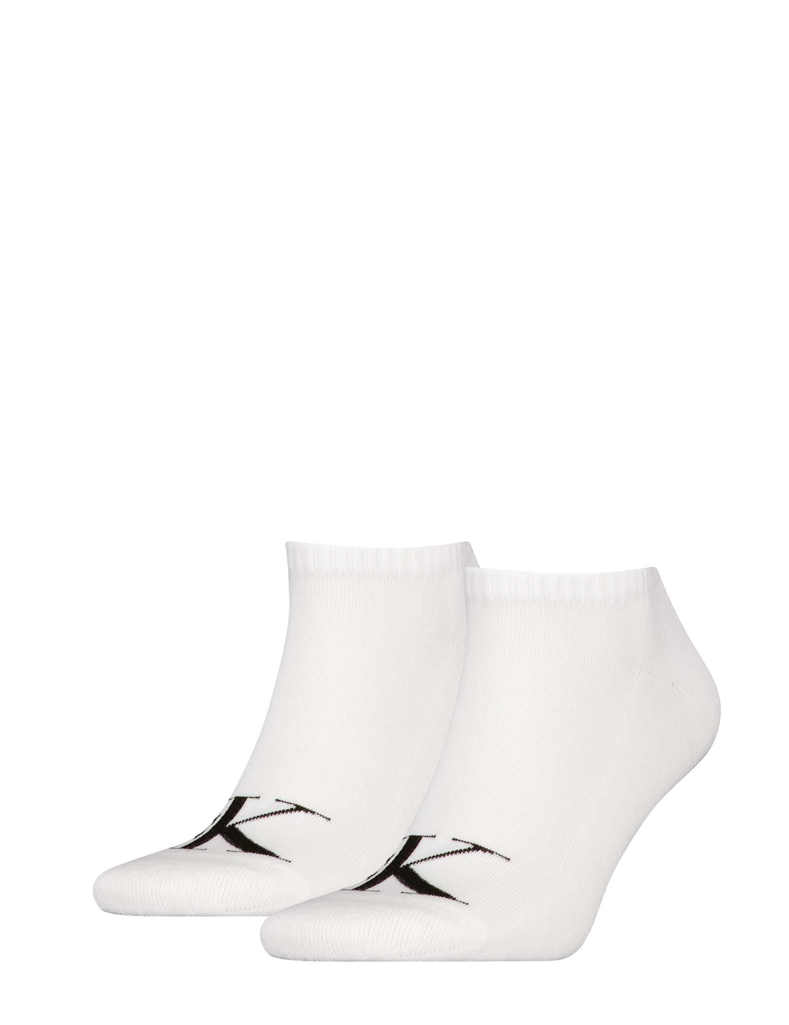2 Pack Monogram Cotton Rich Trainer Socks - image 2