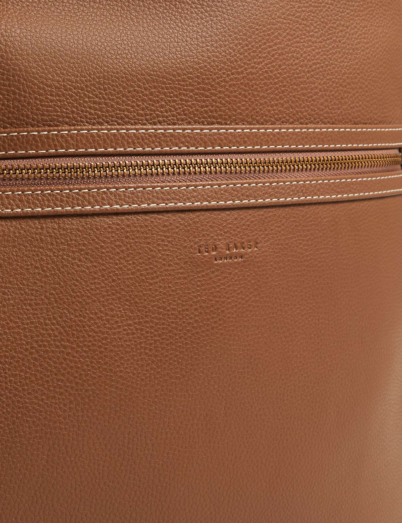 Leather Pebble Grain Backpack - image 2