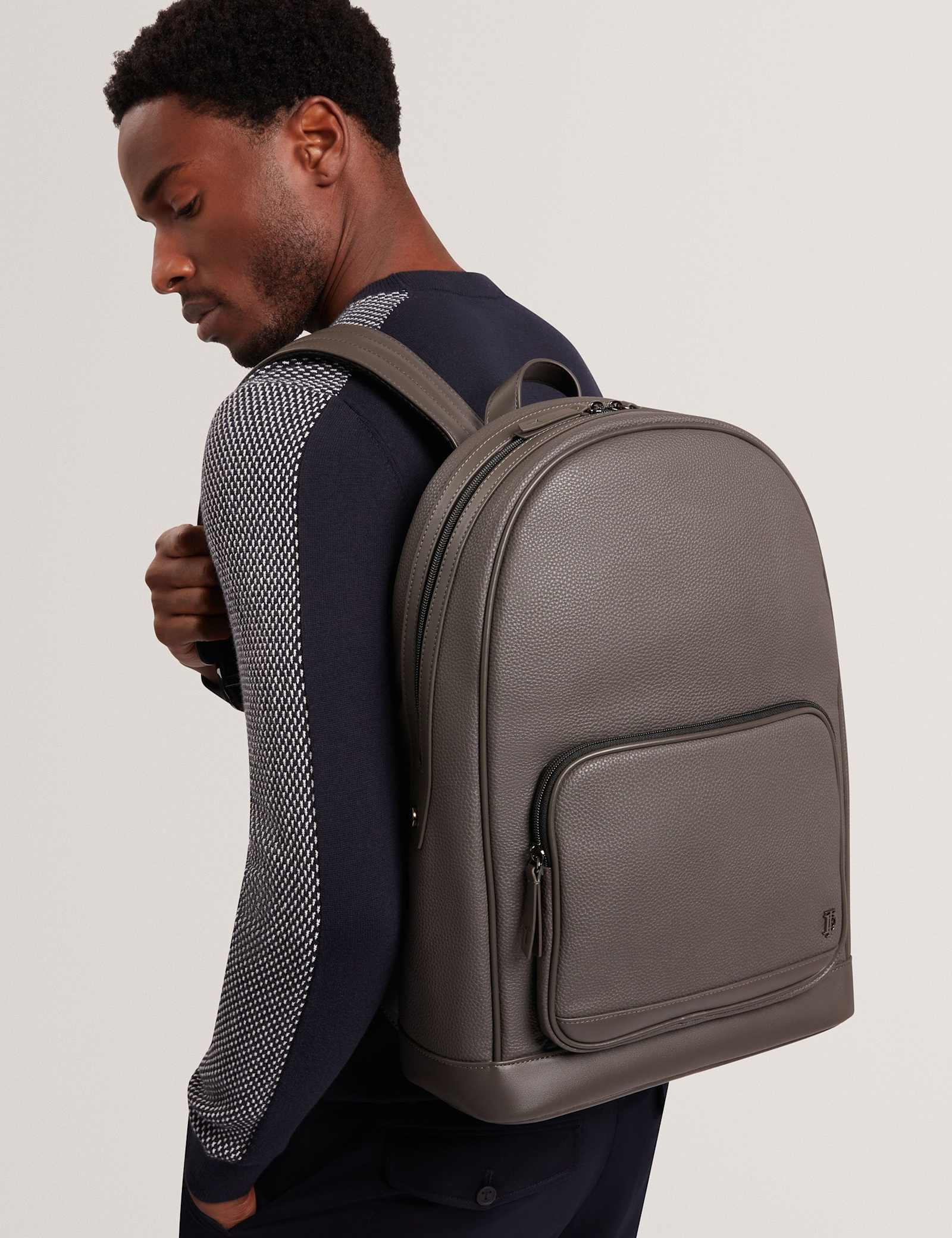 Pebbled Texture Backpack - image 3