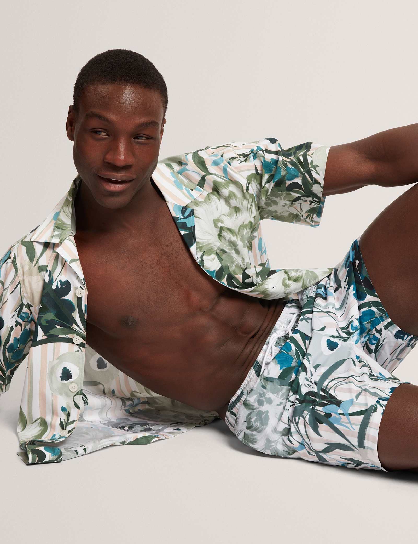 Floral Print Swim Shorts - image 3