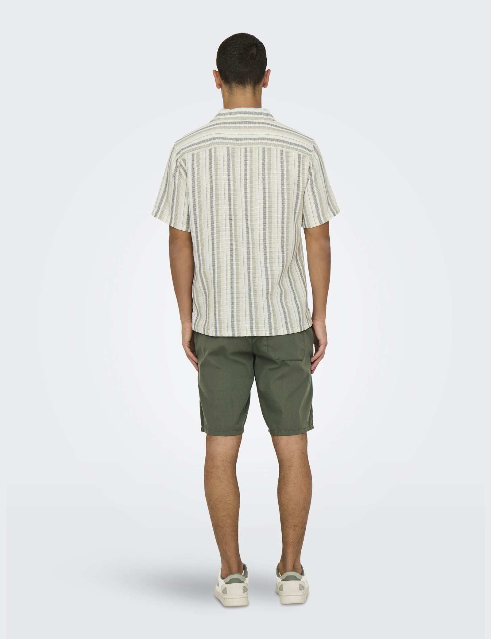 Cotton Rich Striped Textured Shirt - image 5