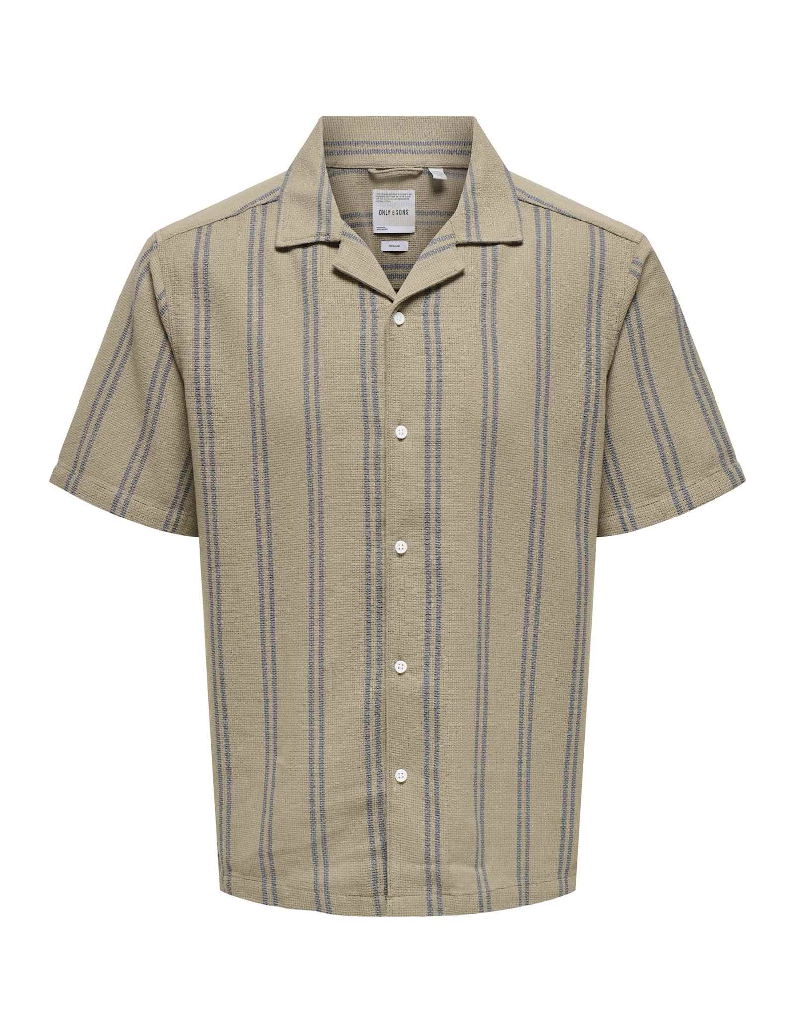 Cotton Rich Striped Textured Shirt - image 2