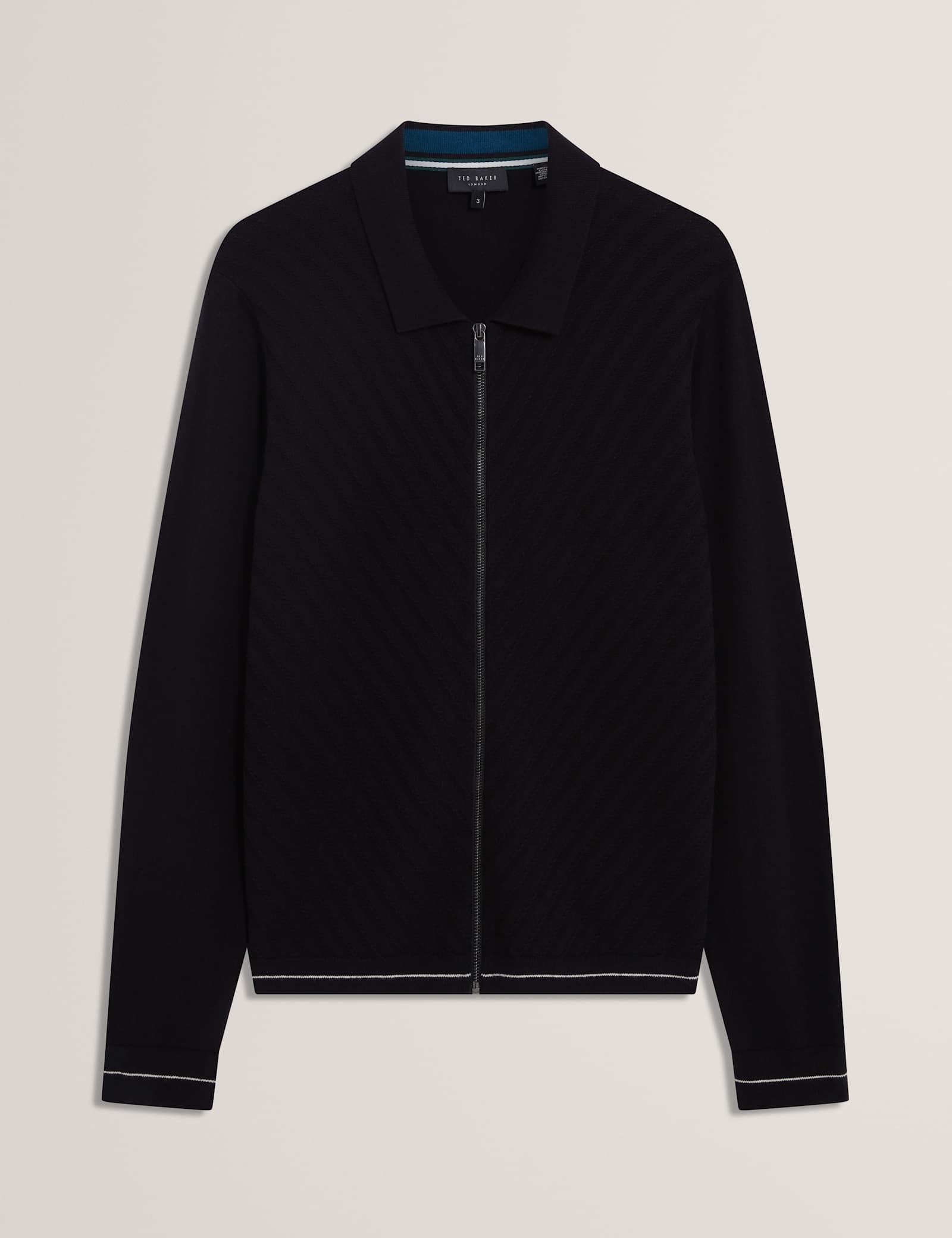 Cotton Rich Textured Knitted Jacket - image 1