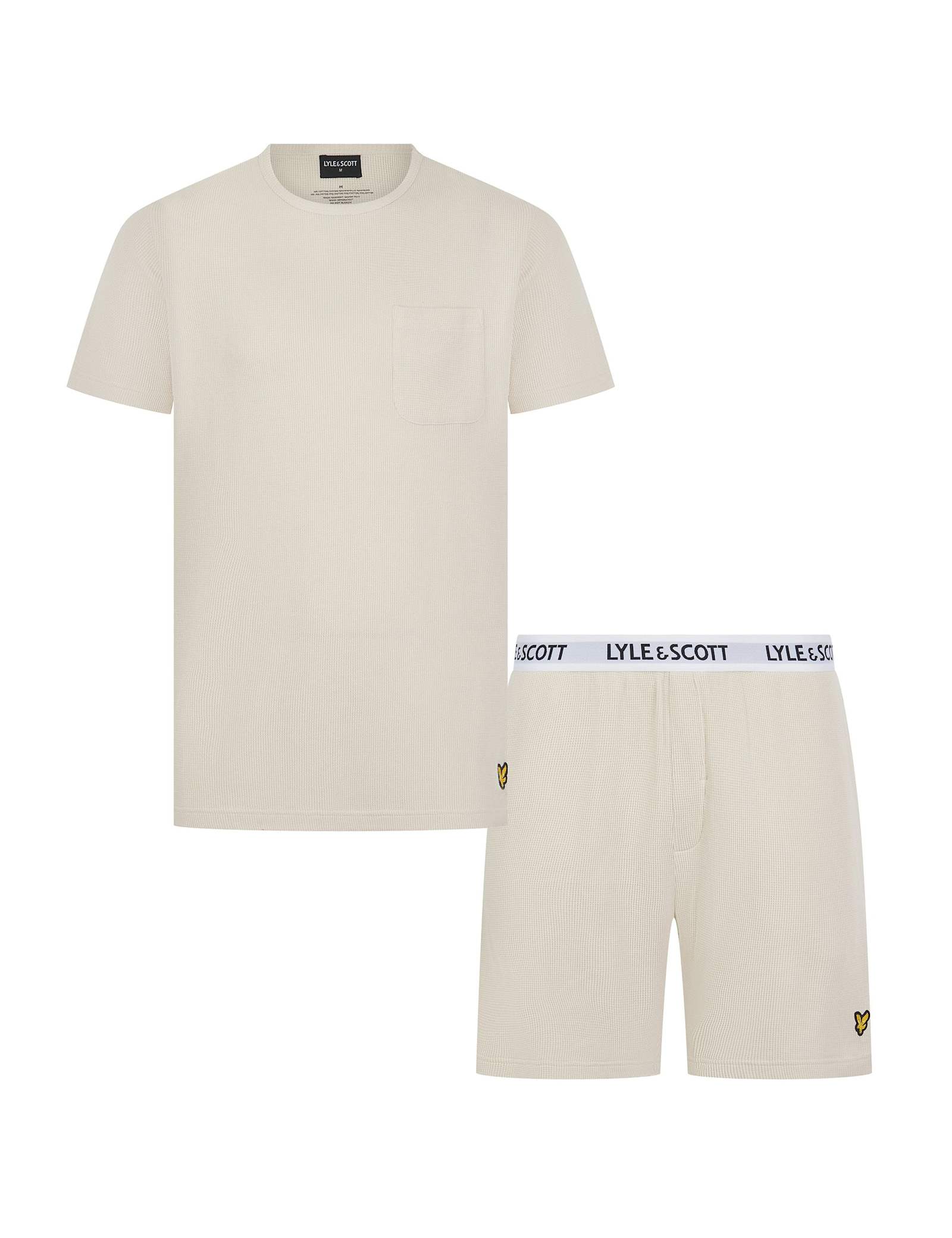 Cotton Rich Waffle Loungewear Set - image 1