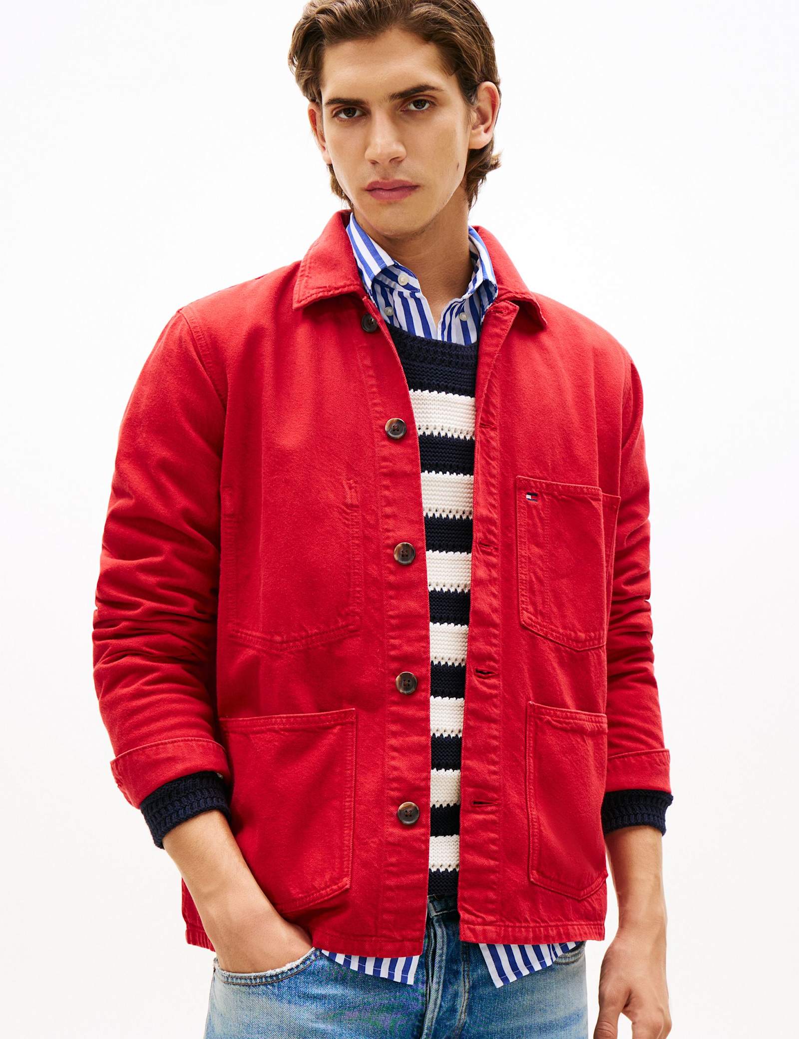 Pure Cotton Garment Dyed Overshirt - image 2