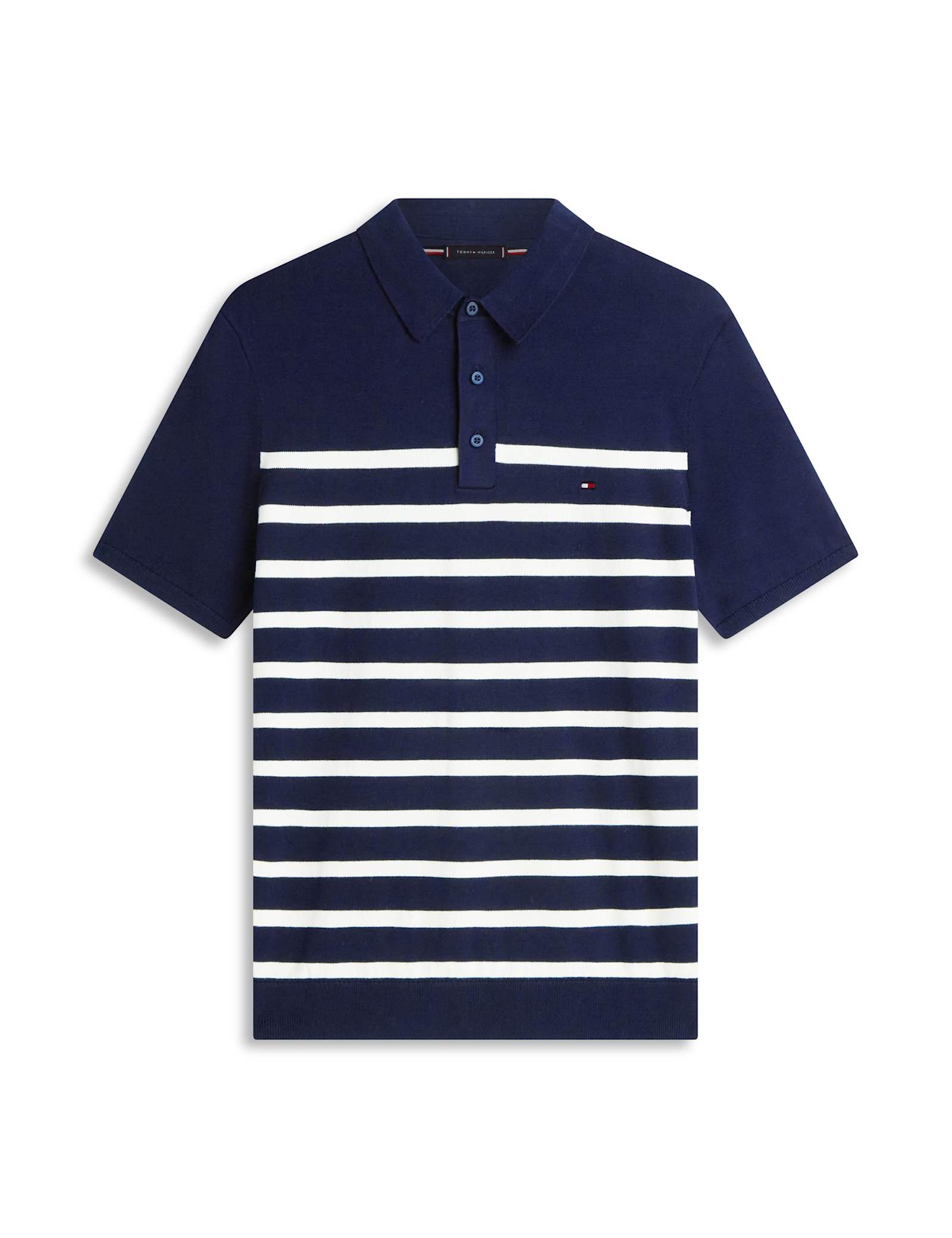 Pure Cotton Knitted Polo Shirt - image 3