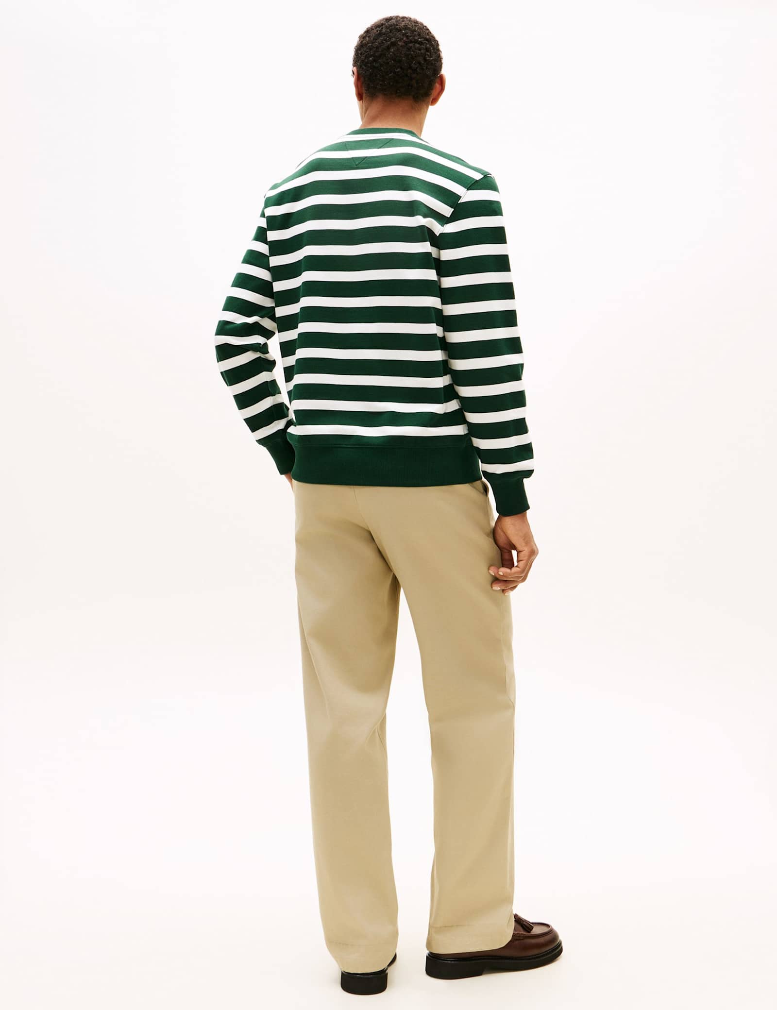 Pure Cotton Striped Crew Neck Sweatshirt - image 4