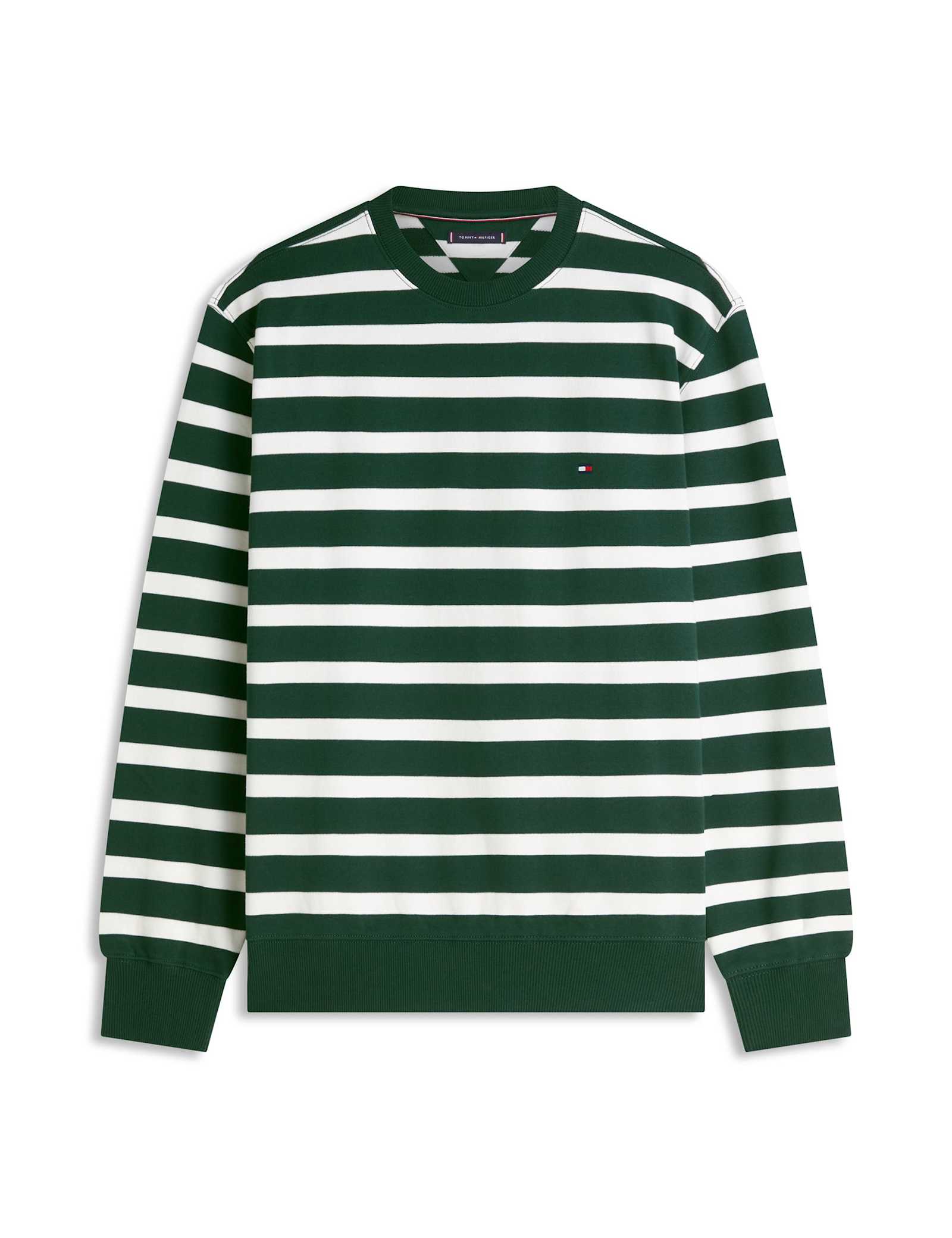 Pure Cotton Striped Crew Neck Sweatshirt - image 1