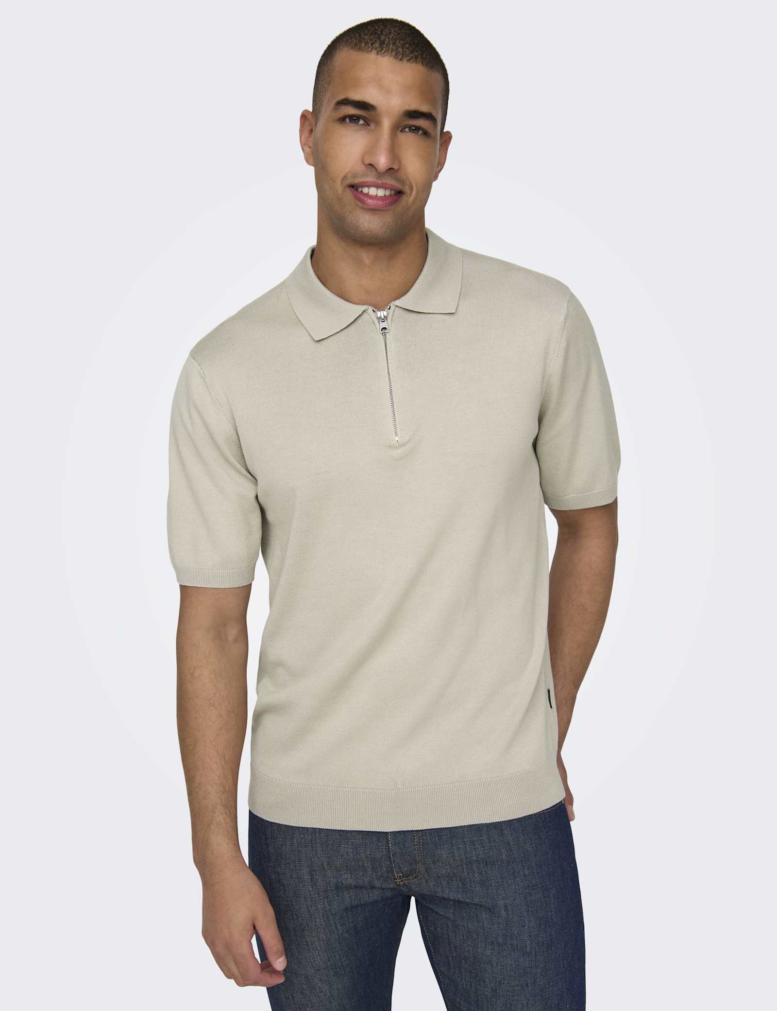 Half Zip Polo Shirt - image 3