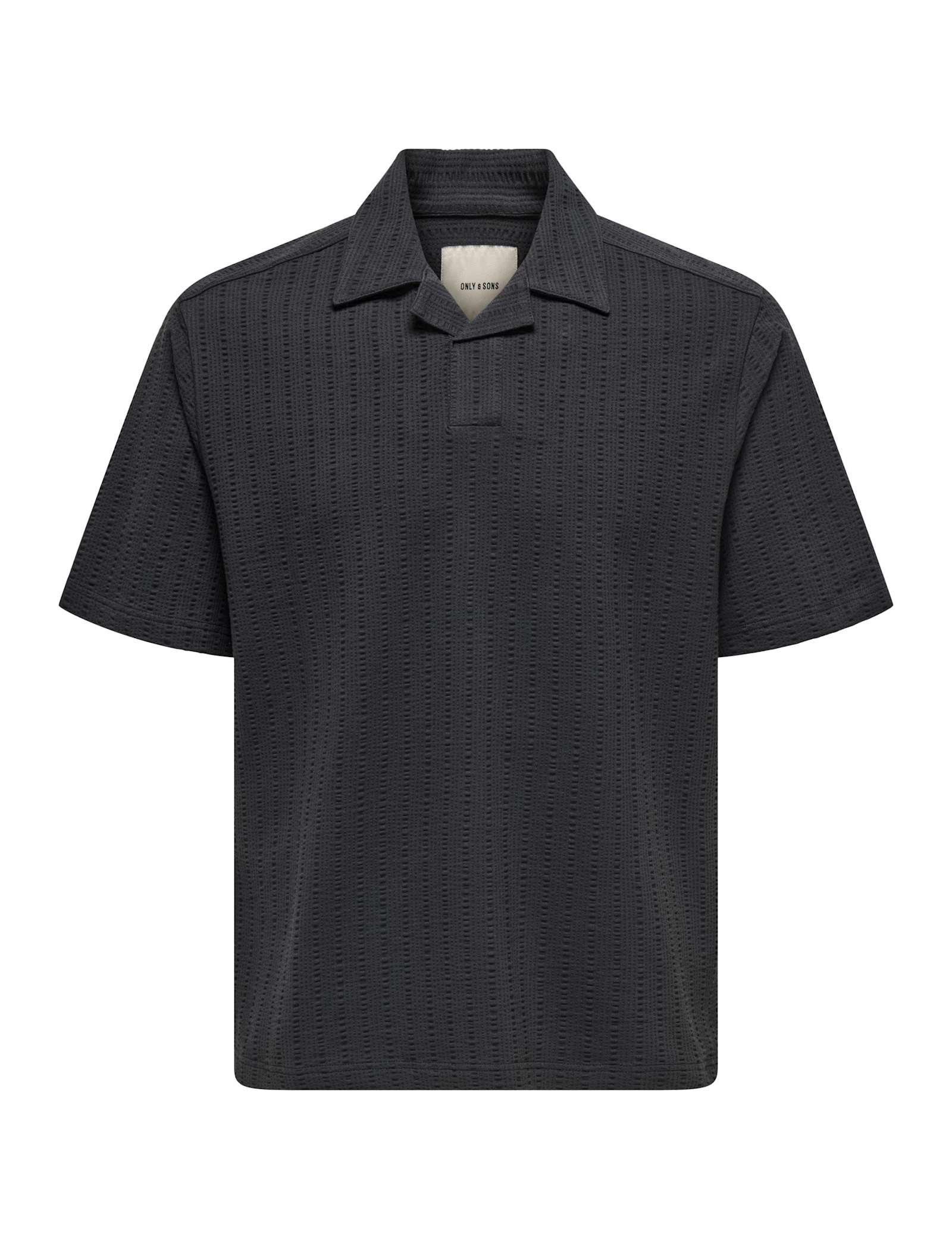 Cotton Rich Textured Polo Shirt - image 1