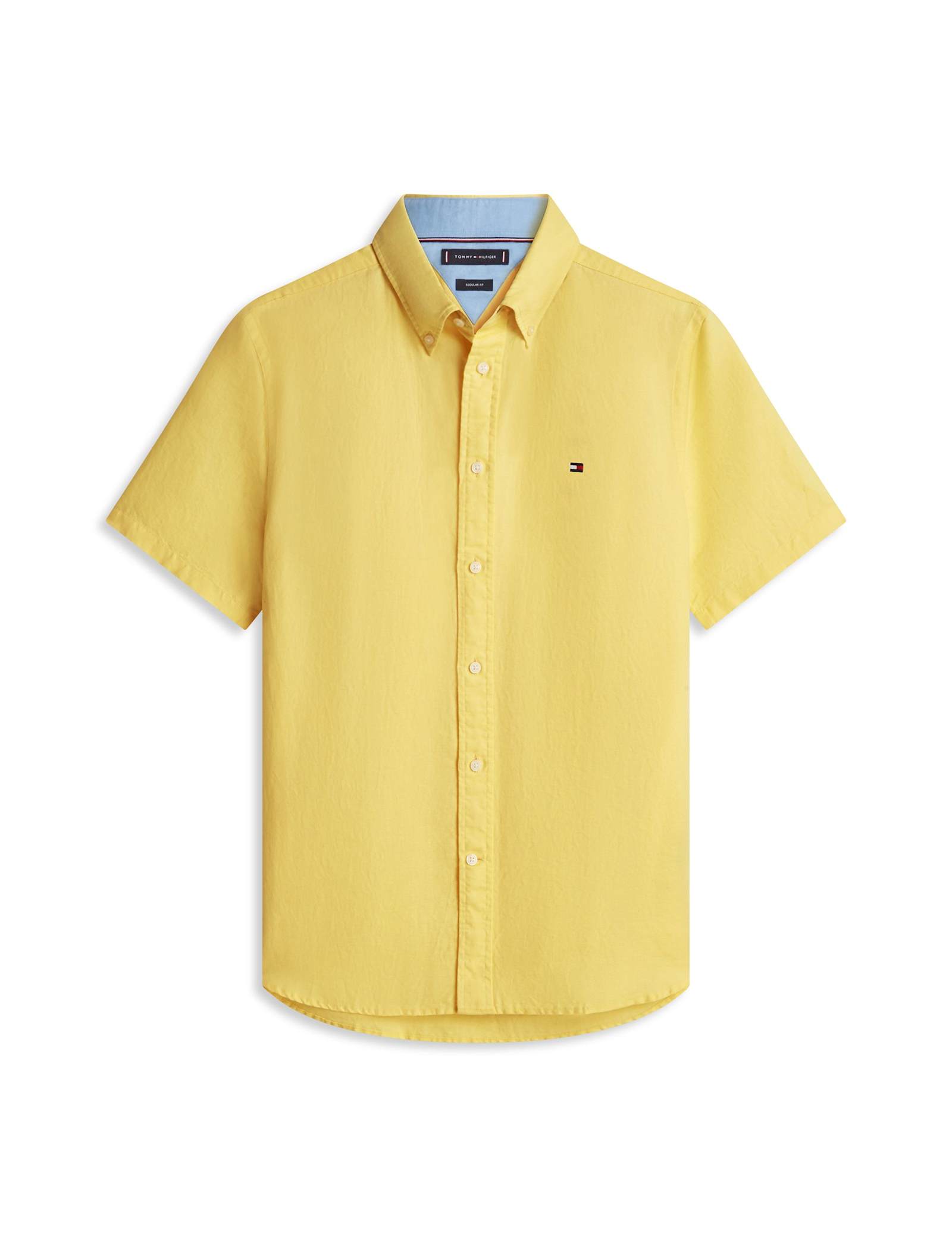 Regular Fit Linen Blend Shirt - image 5