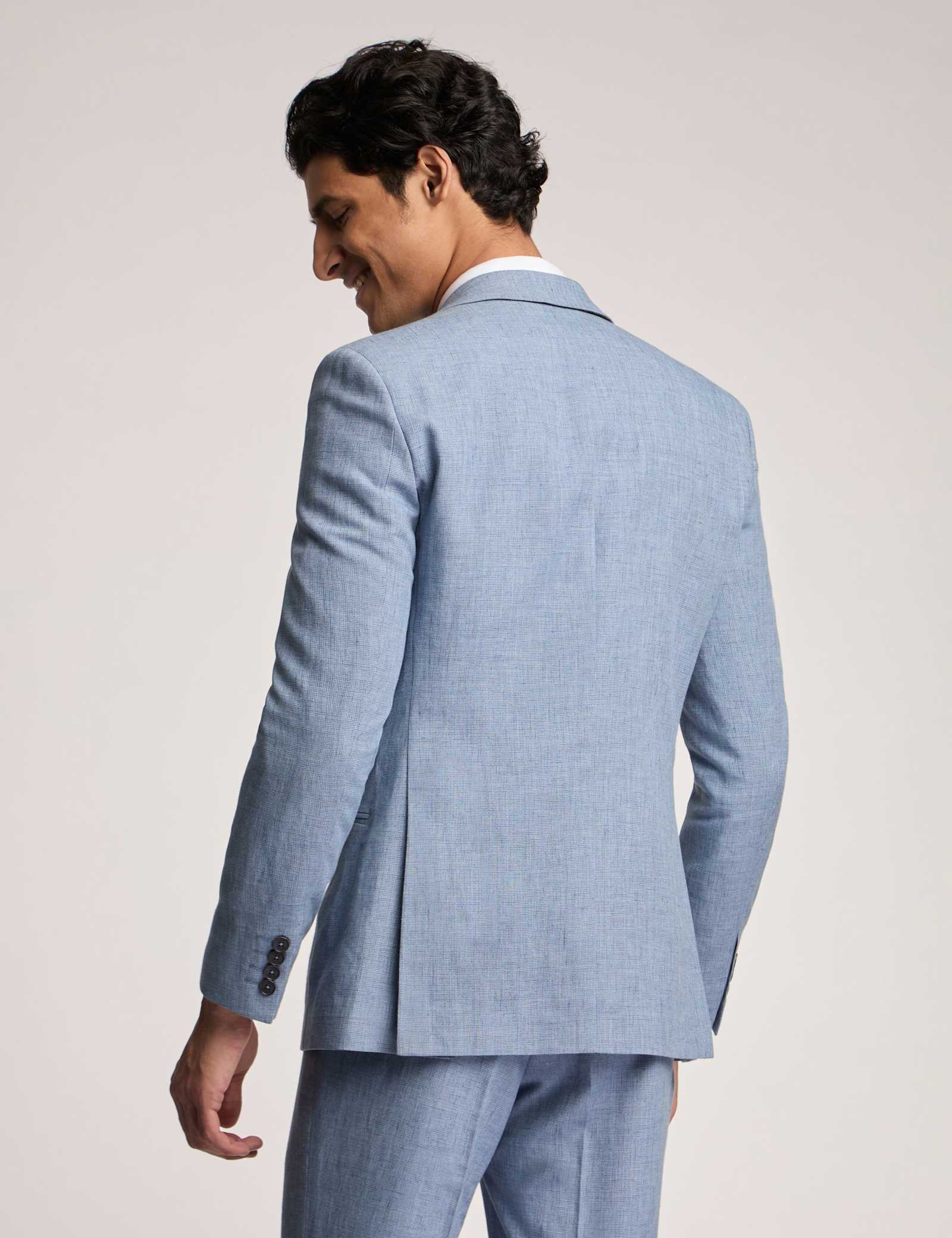 Slim Fit Linen Rich Jacket - image 2