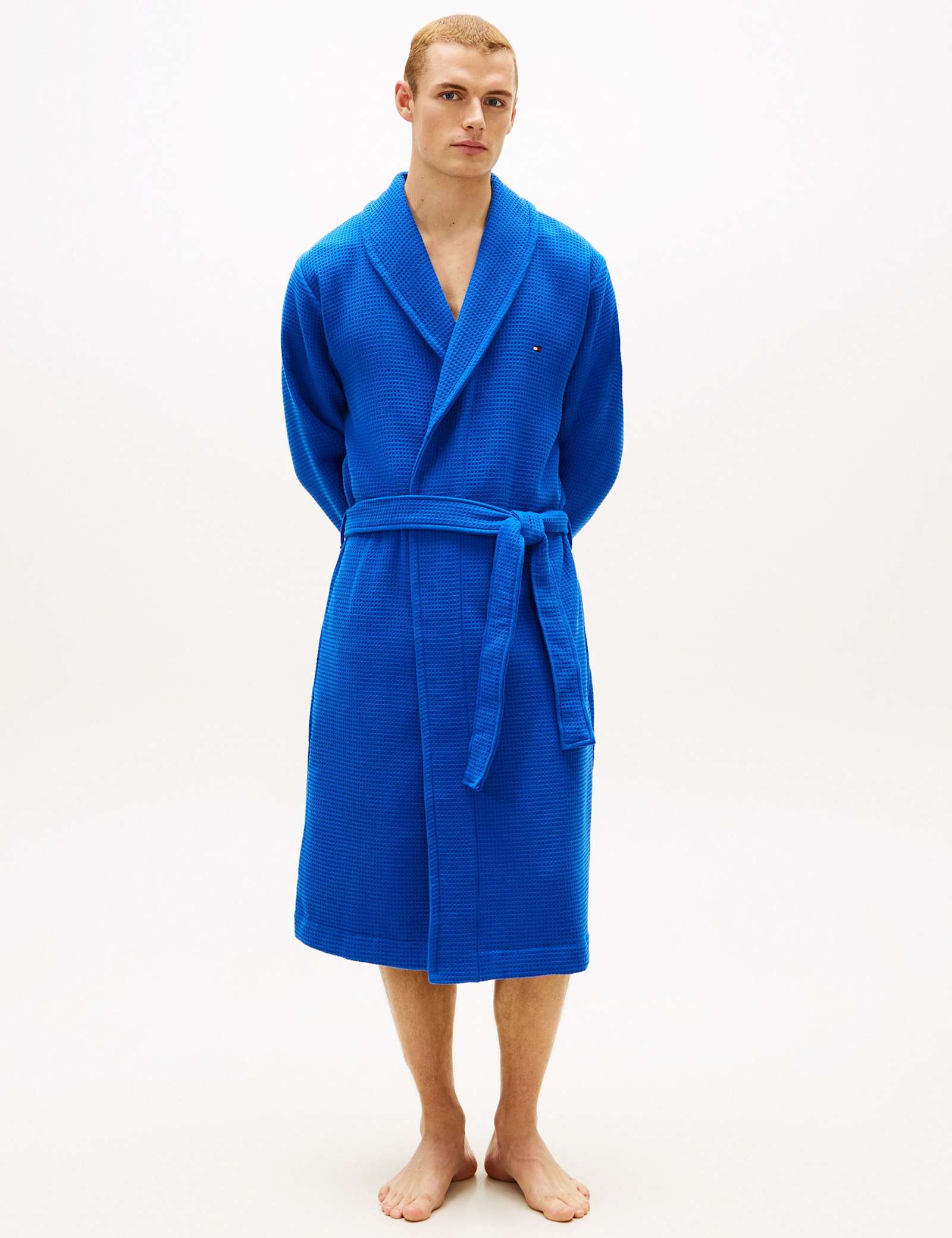Original Pure Cotton Waffle Knit Dressing Gown - image 2