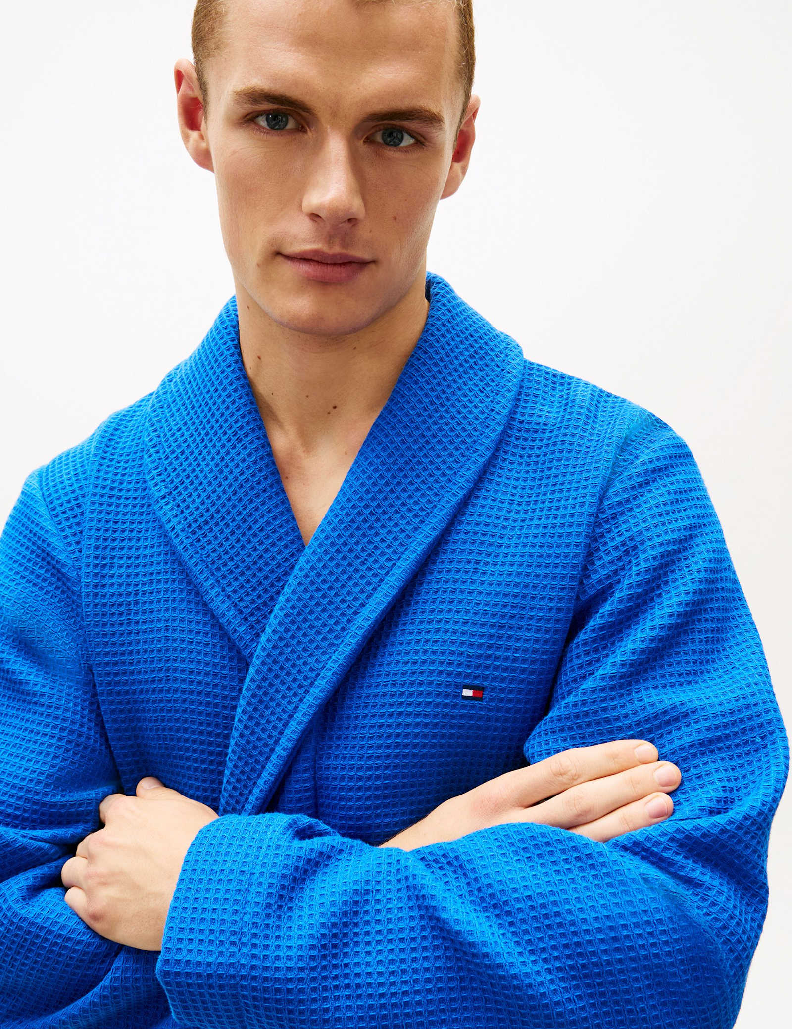 Original Pure Cotton Waffle Knit Dressing Gown - image 5