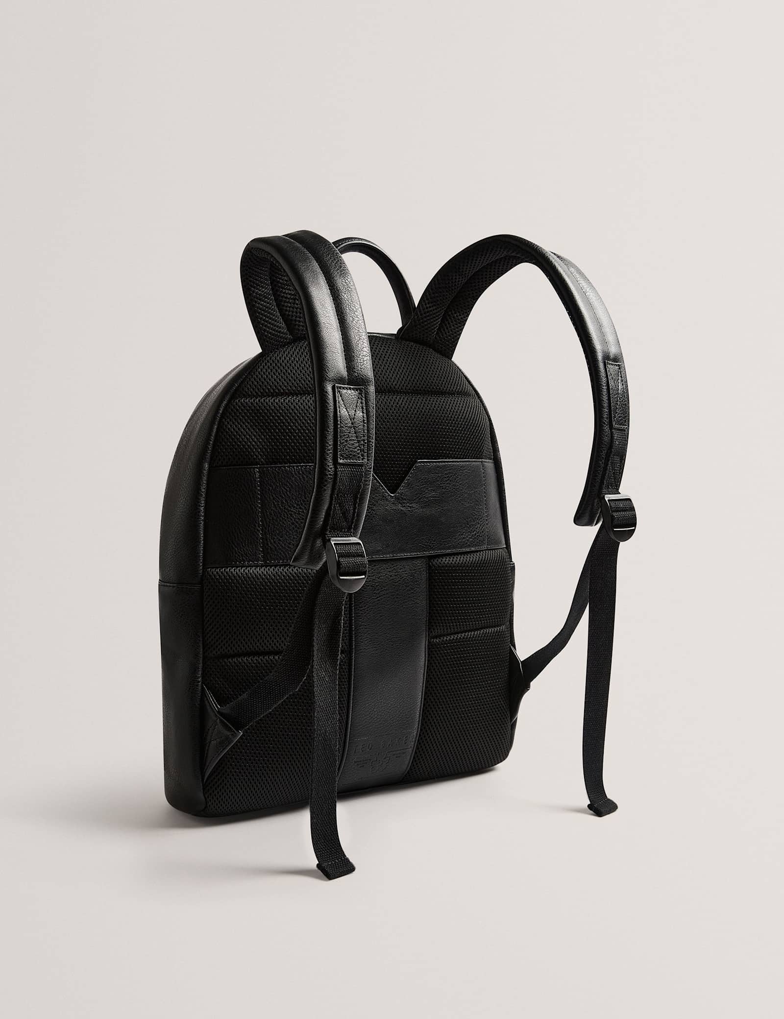 Faux Leather Checked Backpack - image 4