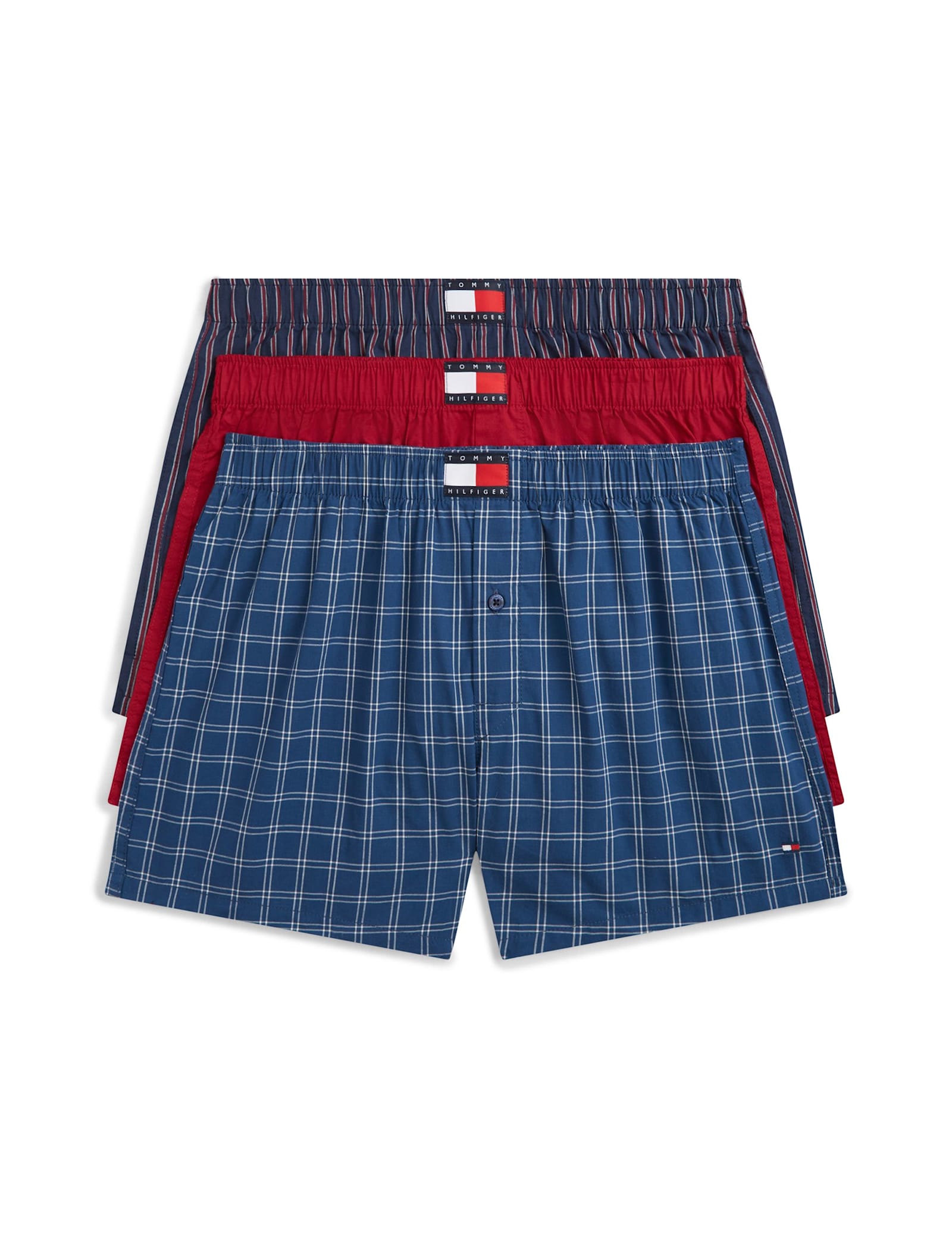 3 Pack Heritage Pure Cotton Woven Boxers - image 1