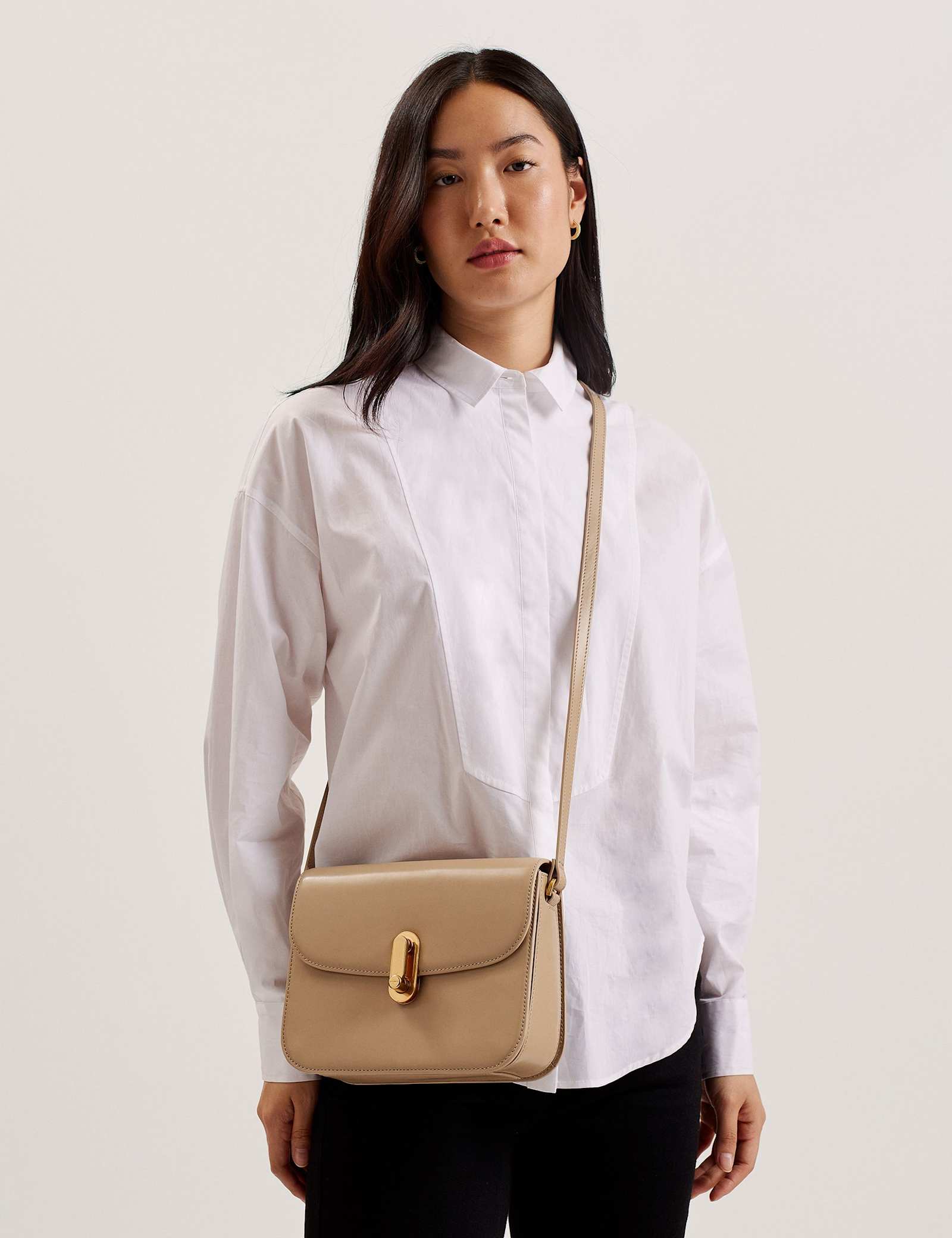 Leather Cross Body Bag - image 5