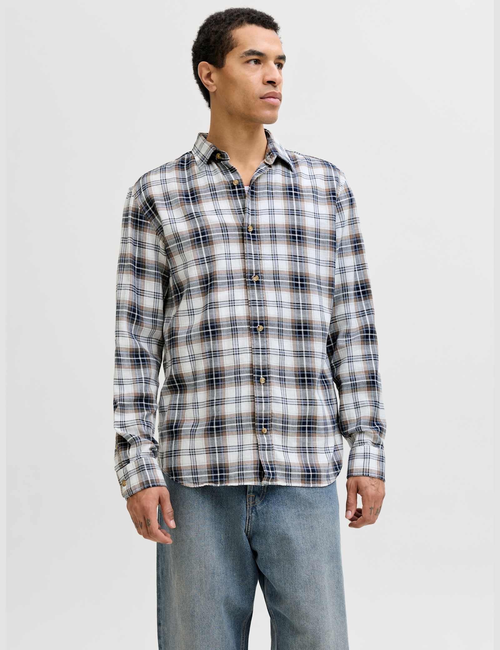 Regular Fit Pure Cotton Checked Flannel Shirt - image 2
