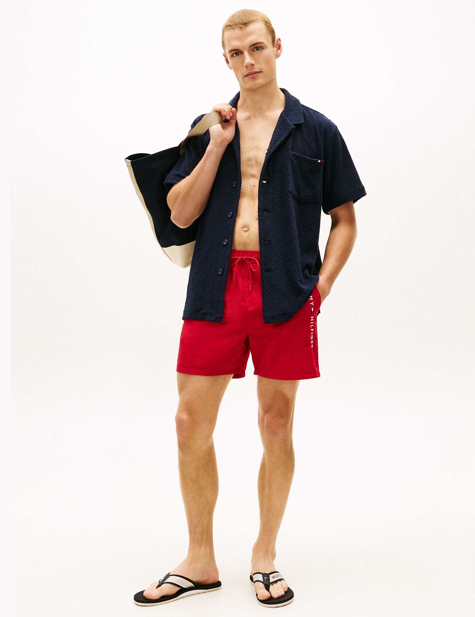 Cotton Rich Jersey Textured Short Sleeve Shirt - image 3