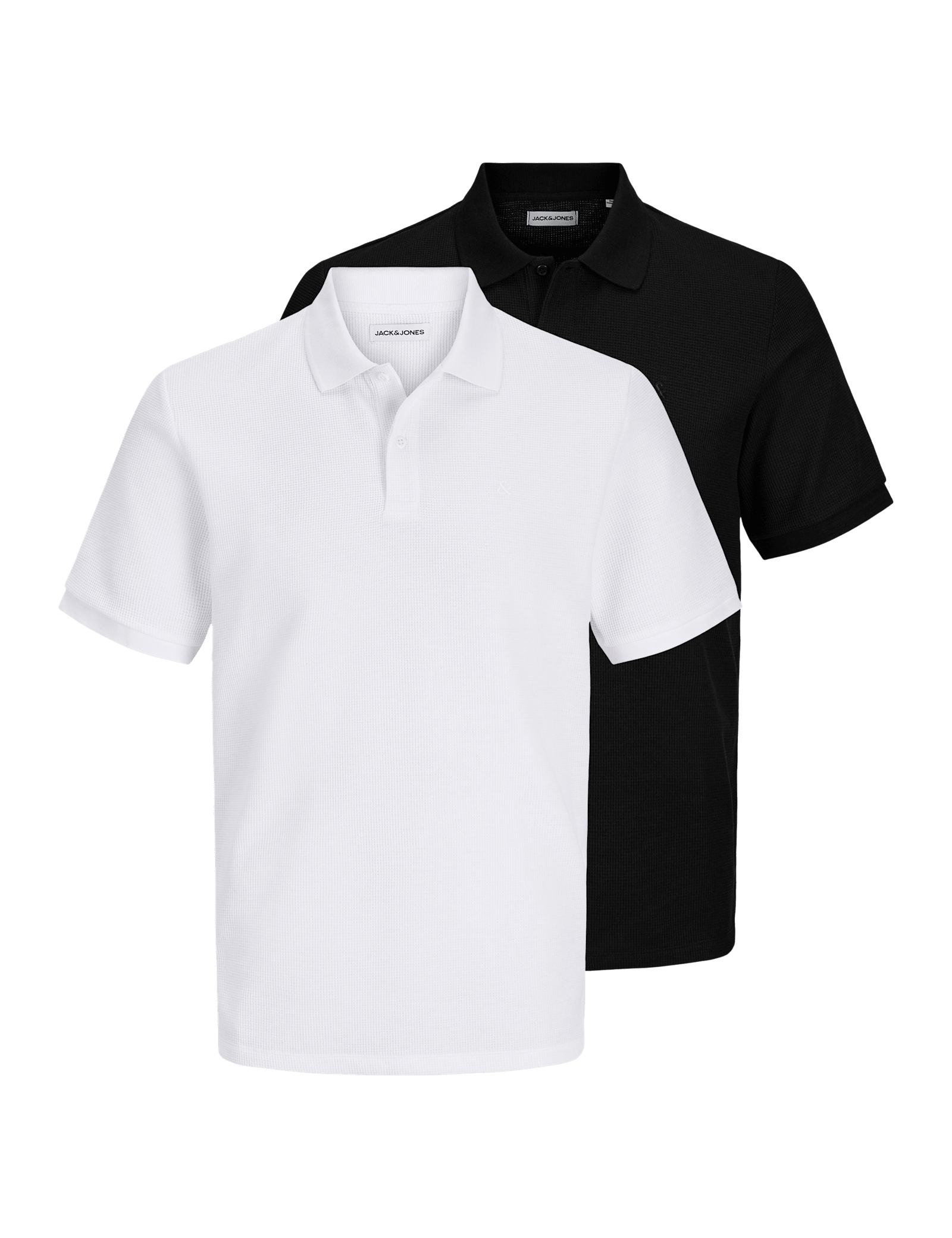 2pk Pure Cotton Pique Polo Shirts - image 1