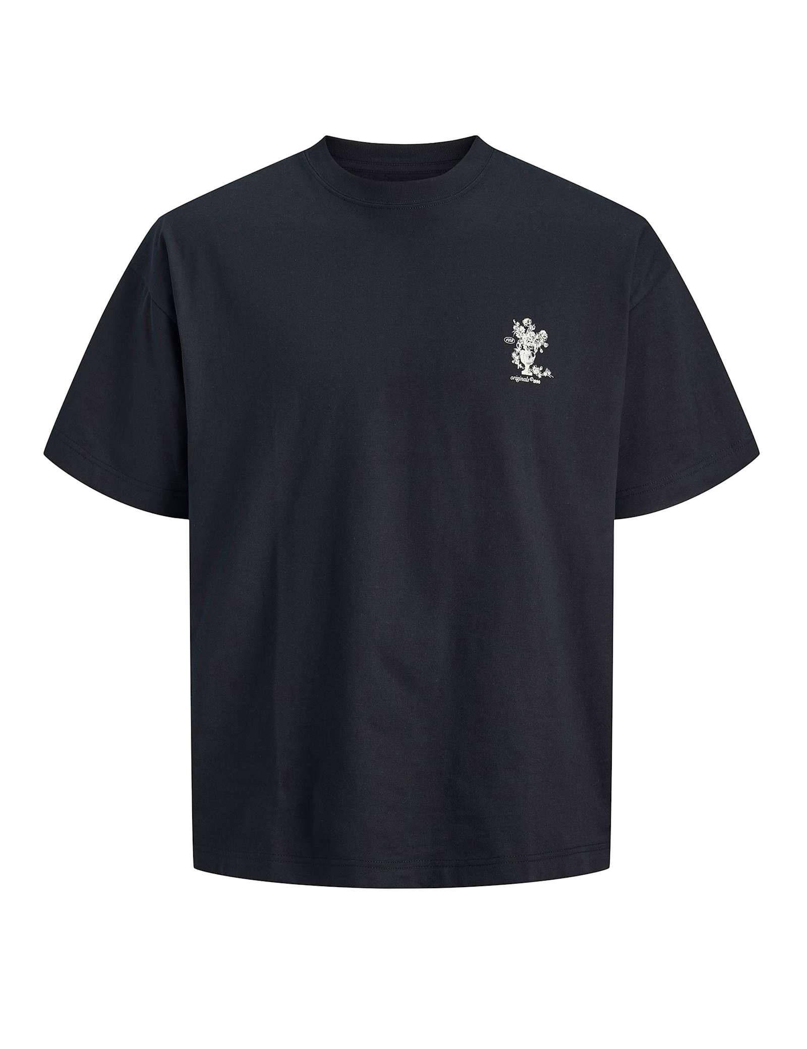 Pure Cotton Flower Graphic T-Shirt - image 1