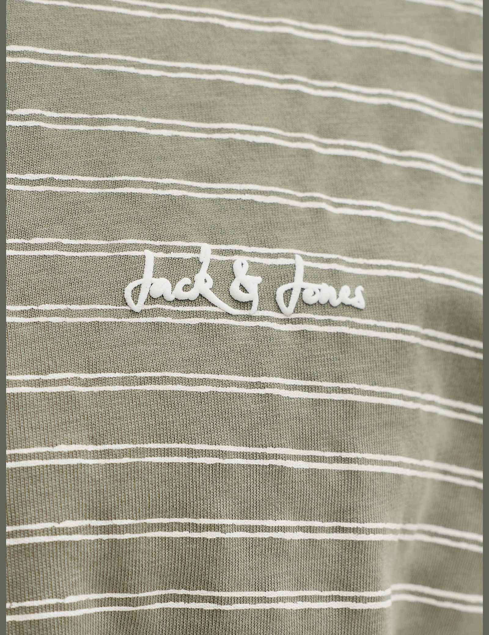 Cotton Rich Striped Crew Neck T-Shirt - image 5