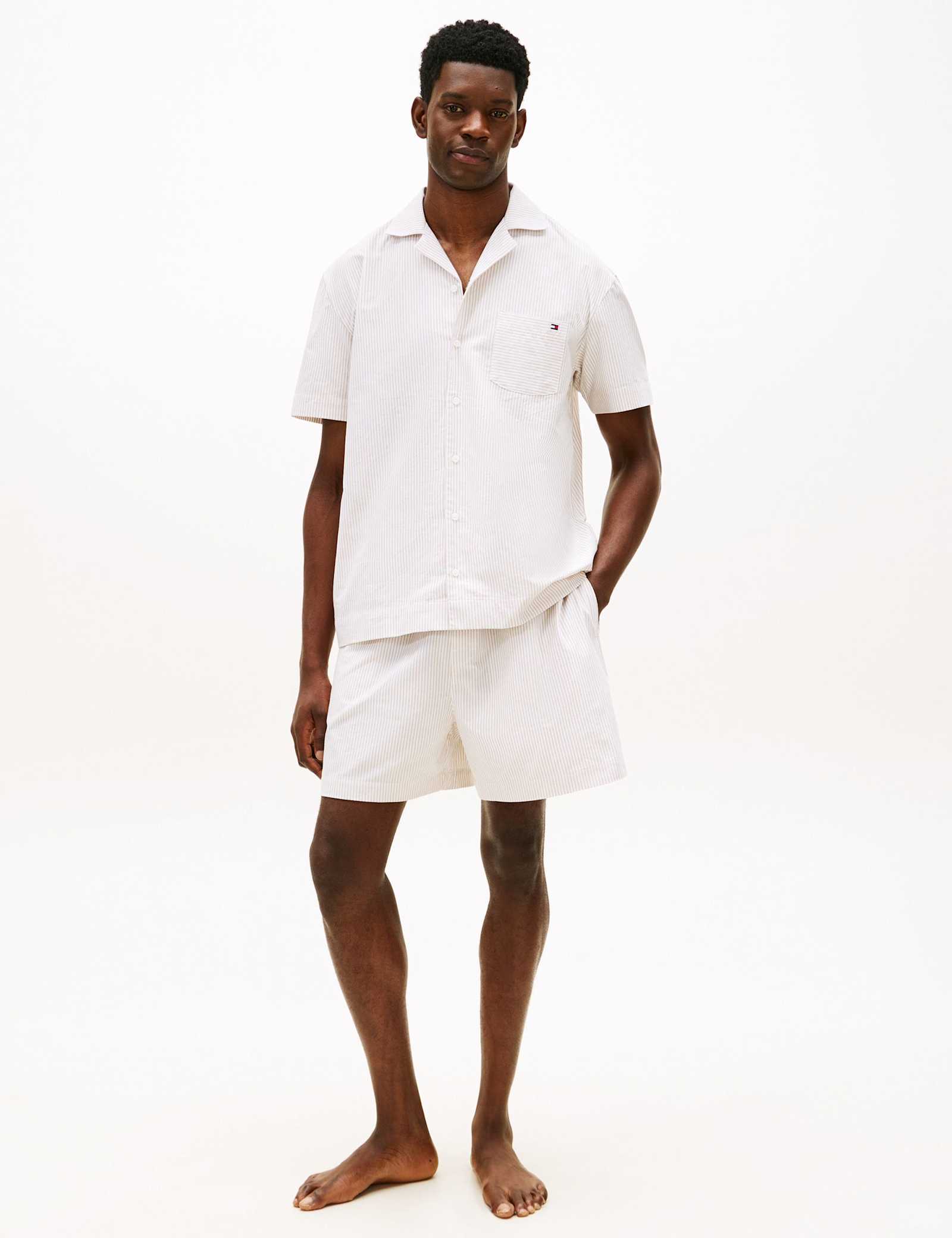 Pure Cotton Striped Pyjama Set - image 1