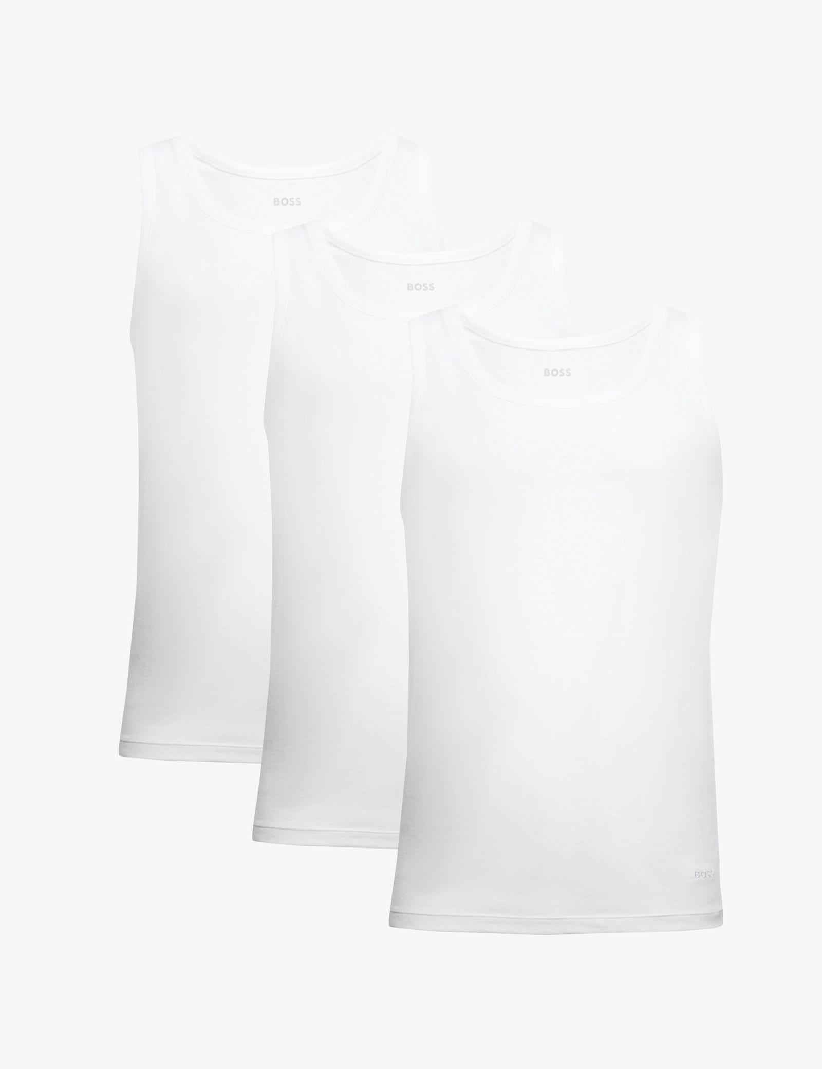 3 Pack Pure Cotton Vest Tops - image 2