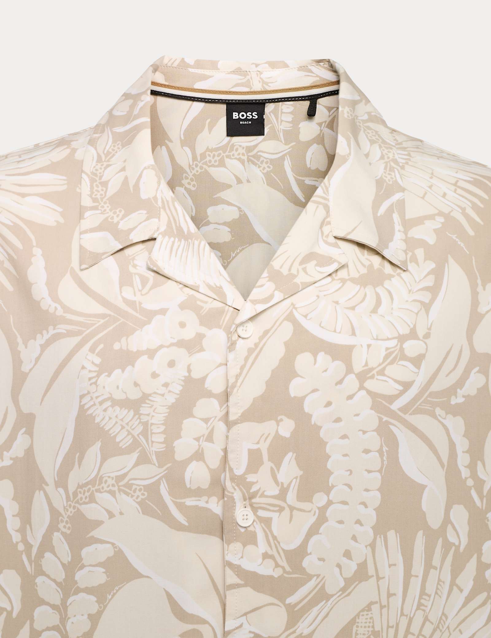 Regular Fit Printed Short Sleeve Beach Shirt - image 3