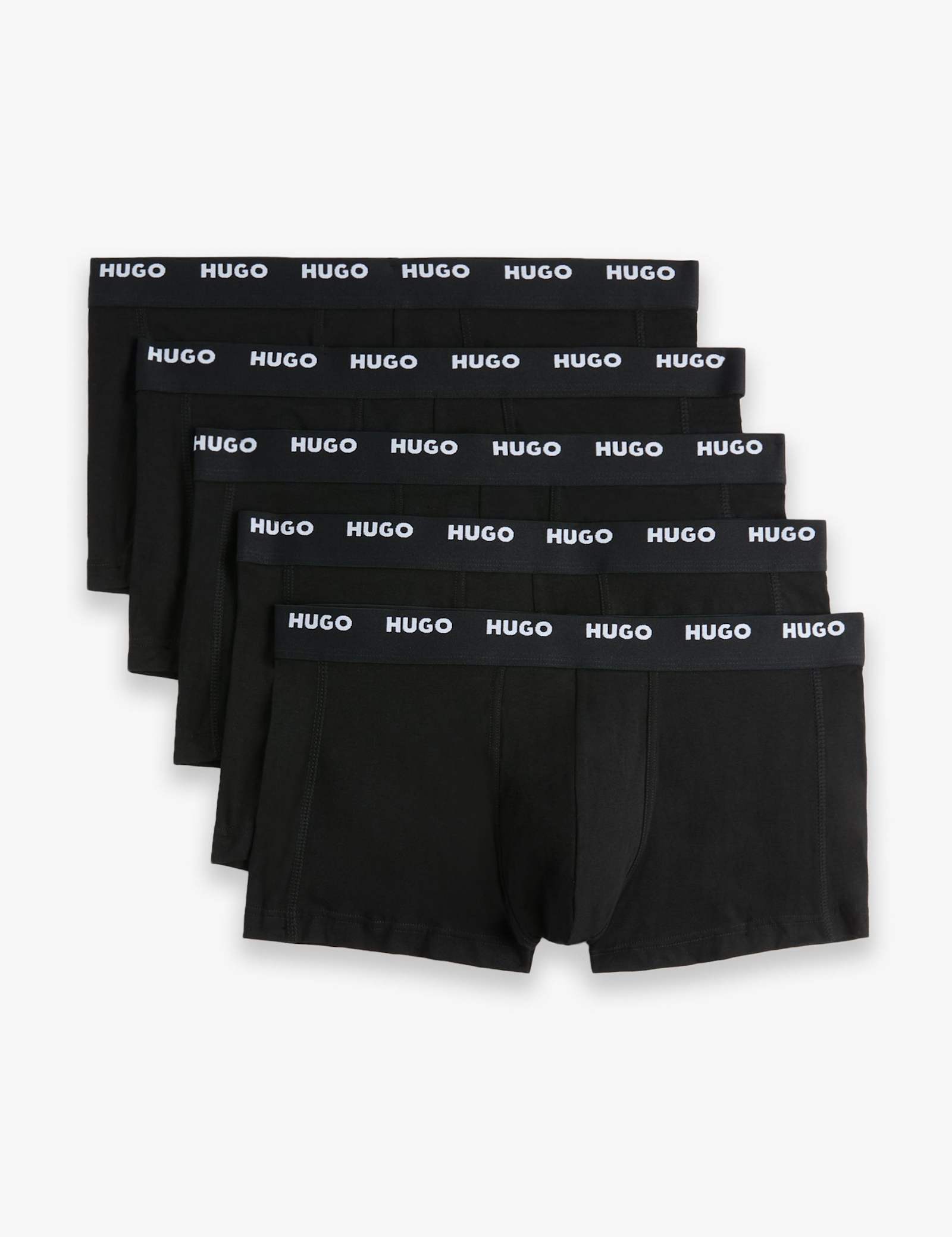 5 Pack Cotton Rich Logo Waistband Trunks - image 1
