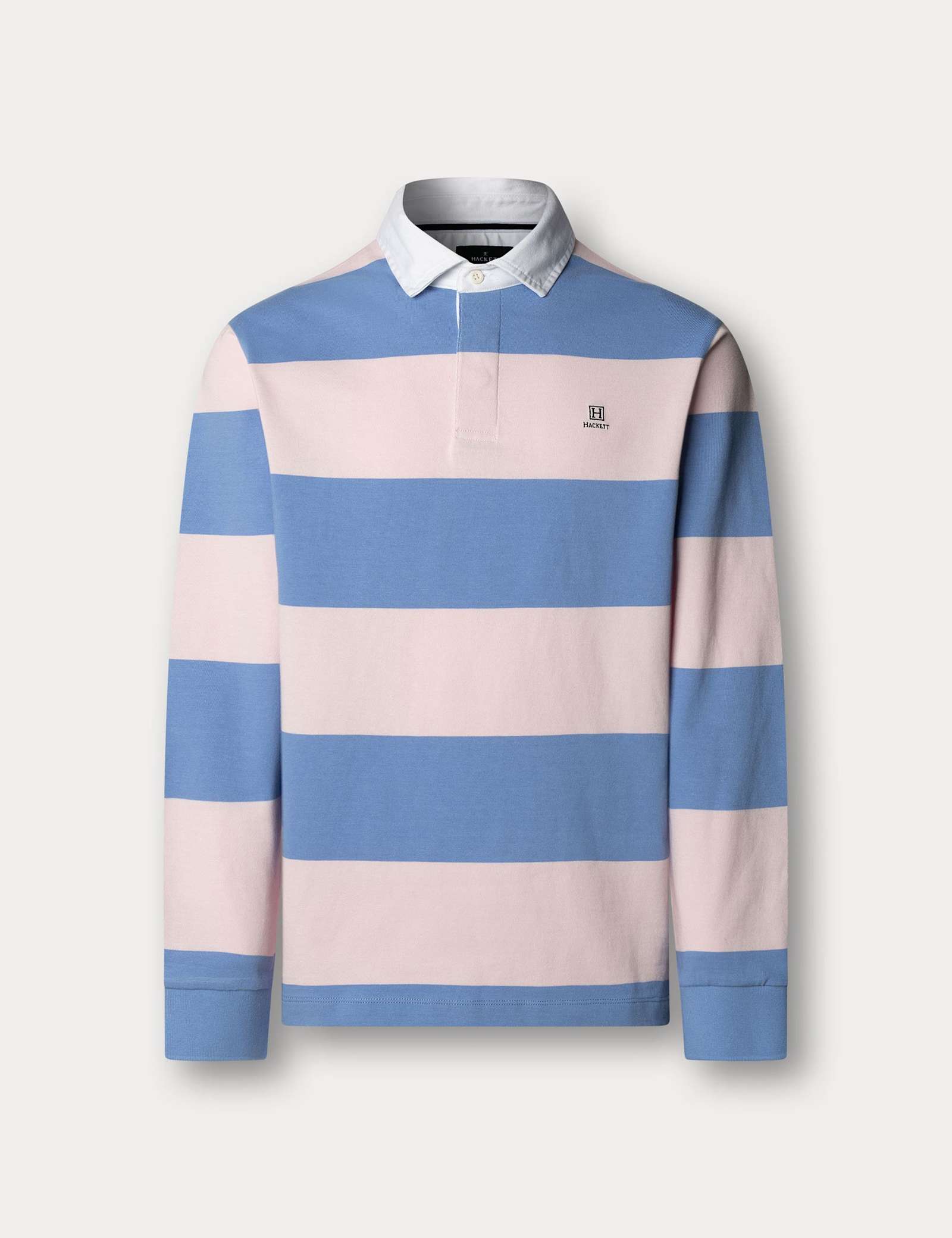 Pure Cotton Striped Long Sleeve Rugby Shirt - image 1