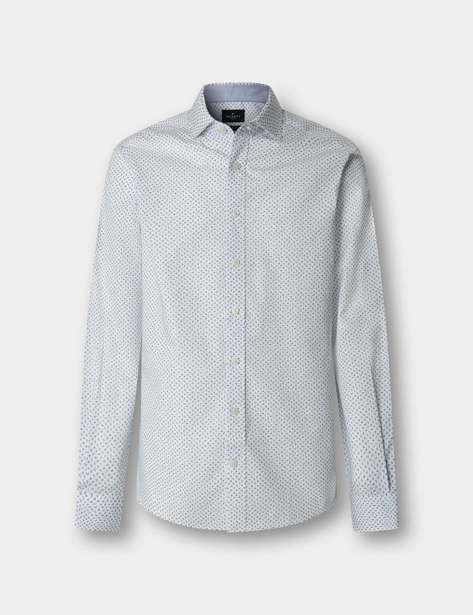 Tailored Fit Pure Cotton Floral Shirt - image 1