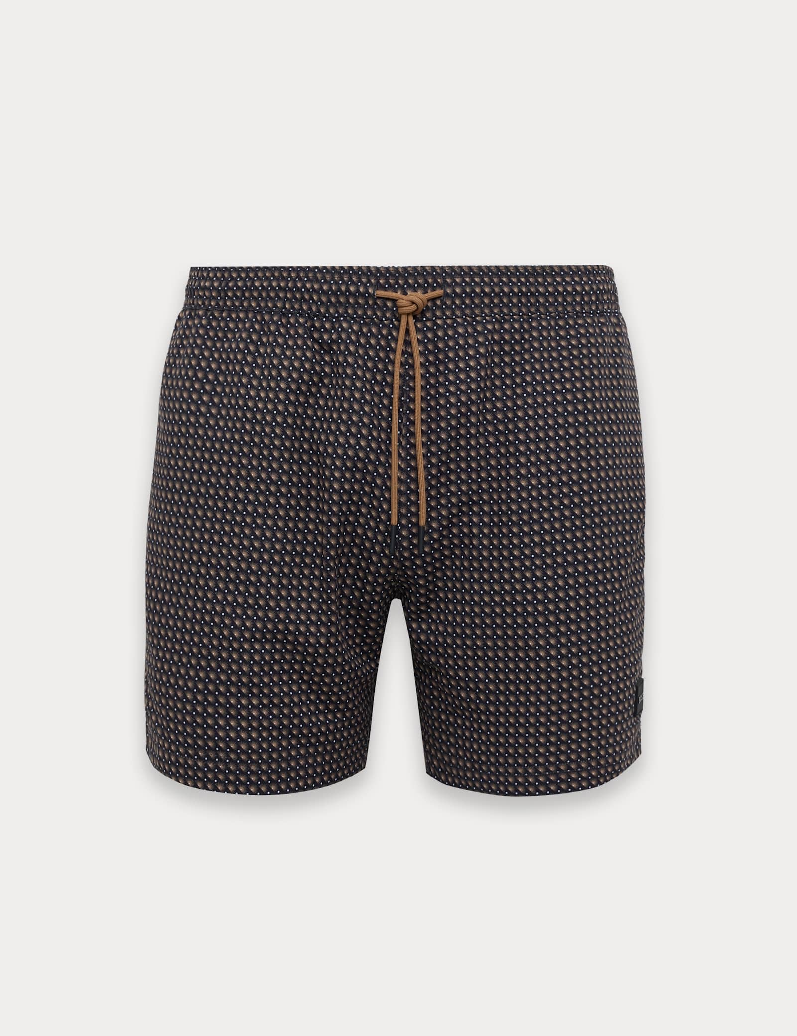 Quick Dry Pocketed Printed Swim Shorts - image 1