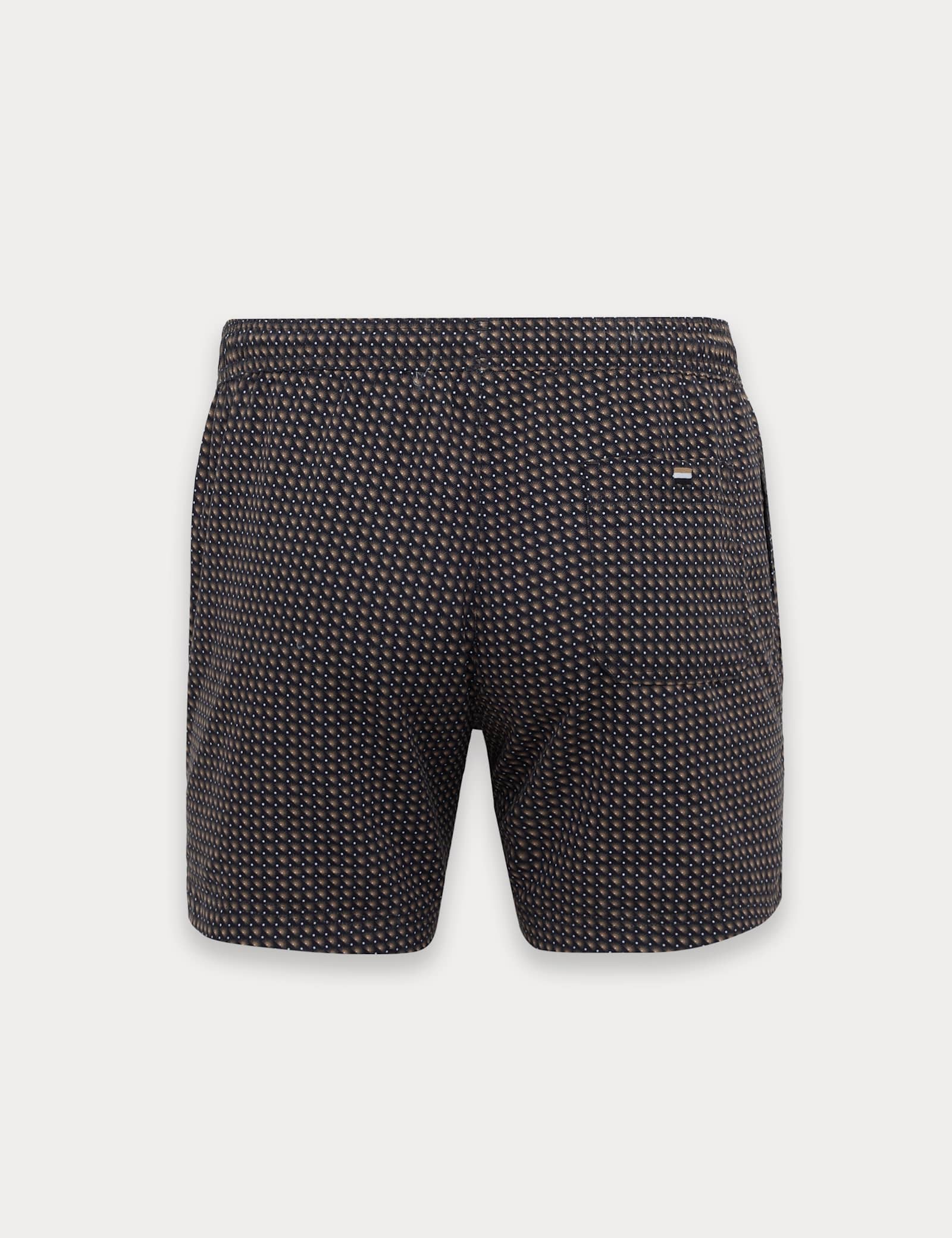 Quick Dry Pocketed Printed Swim Shorts - image 2
