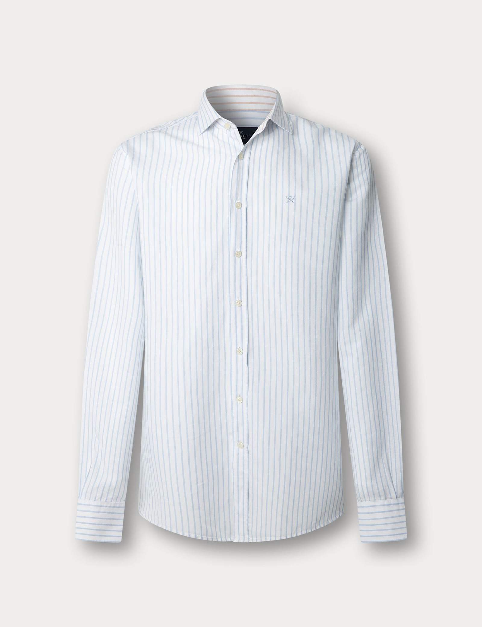 Tailored Fit Cotton Rich Striped Shirt - image 2
