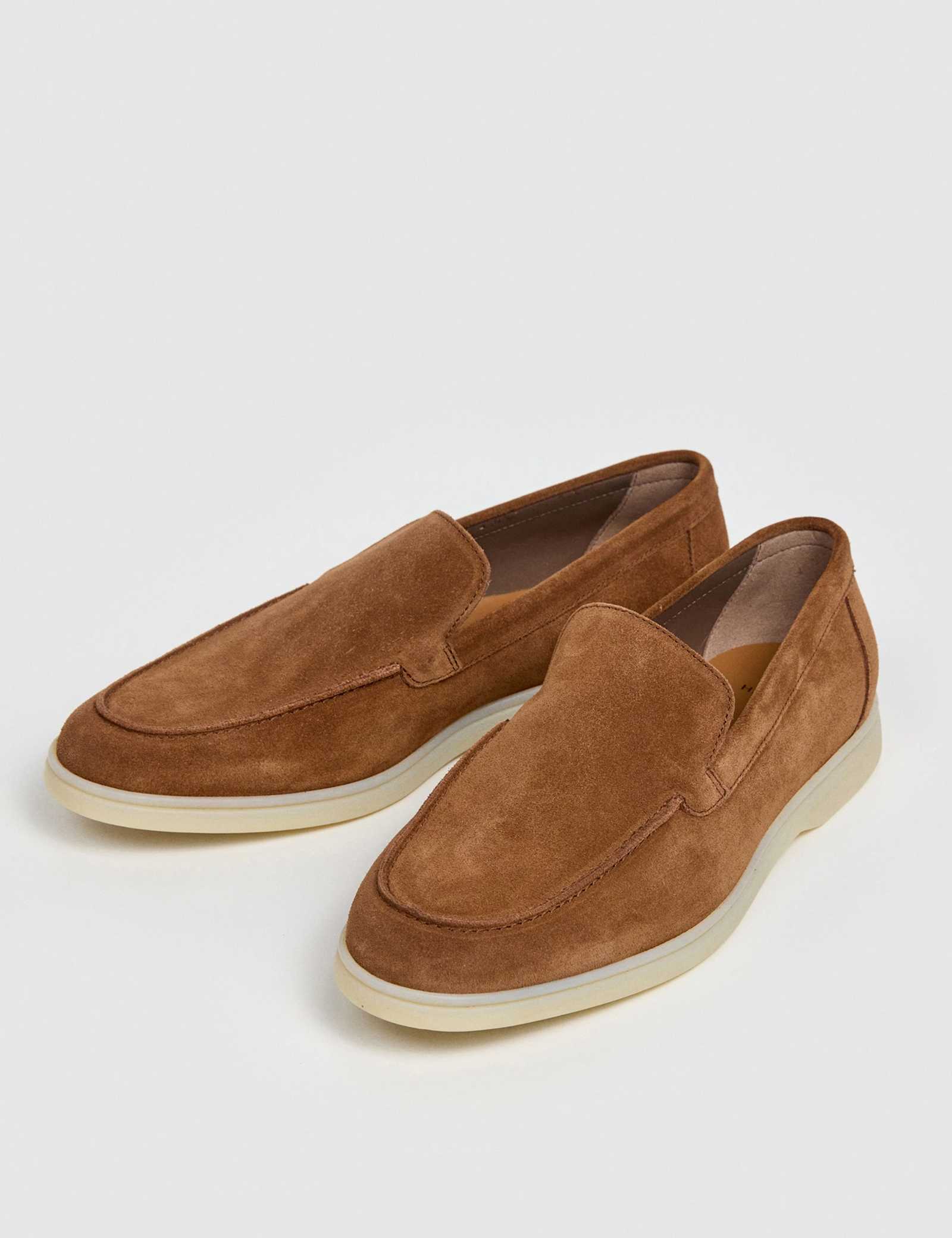 Suede Slip On Loafers - image 2