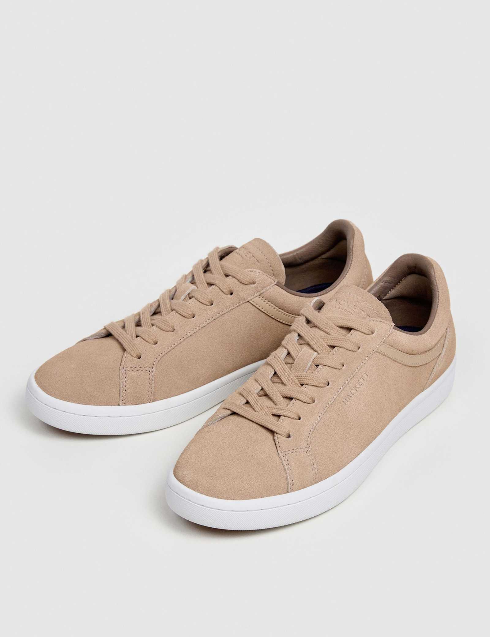 Suede Lace Up Trainers - image 5