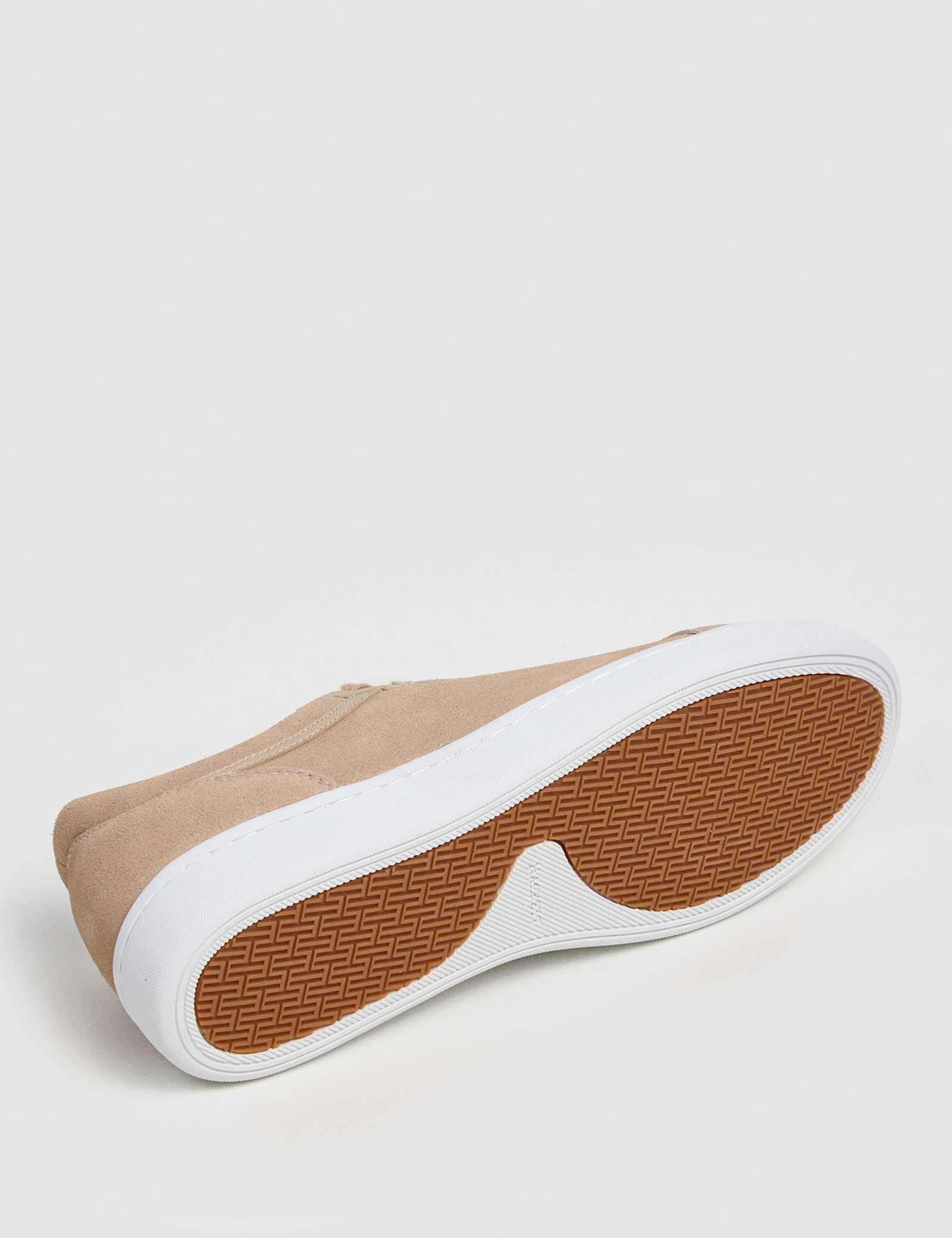 Suede Lace Up Trainers - image 4