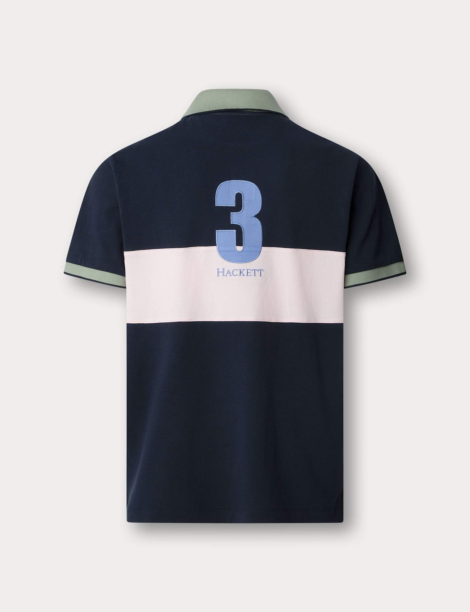 Heritage Pure Cotton Colour Block Polo Shirt - image 3