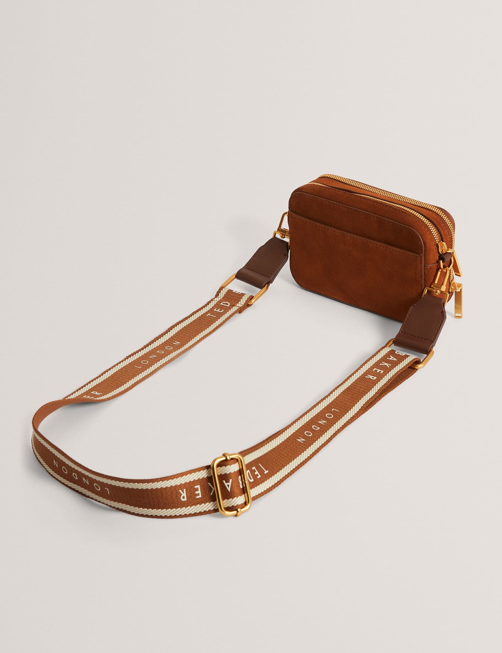 Suede Cross Body Bag - image 4