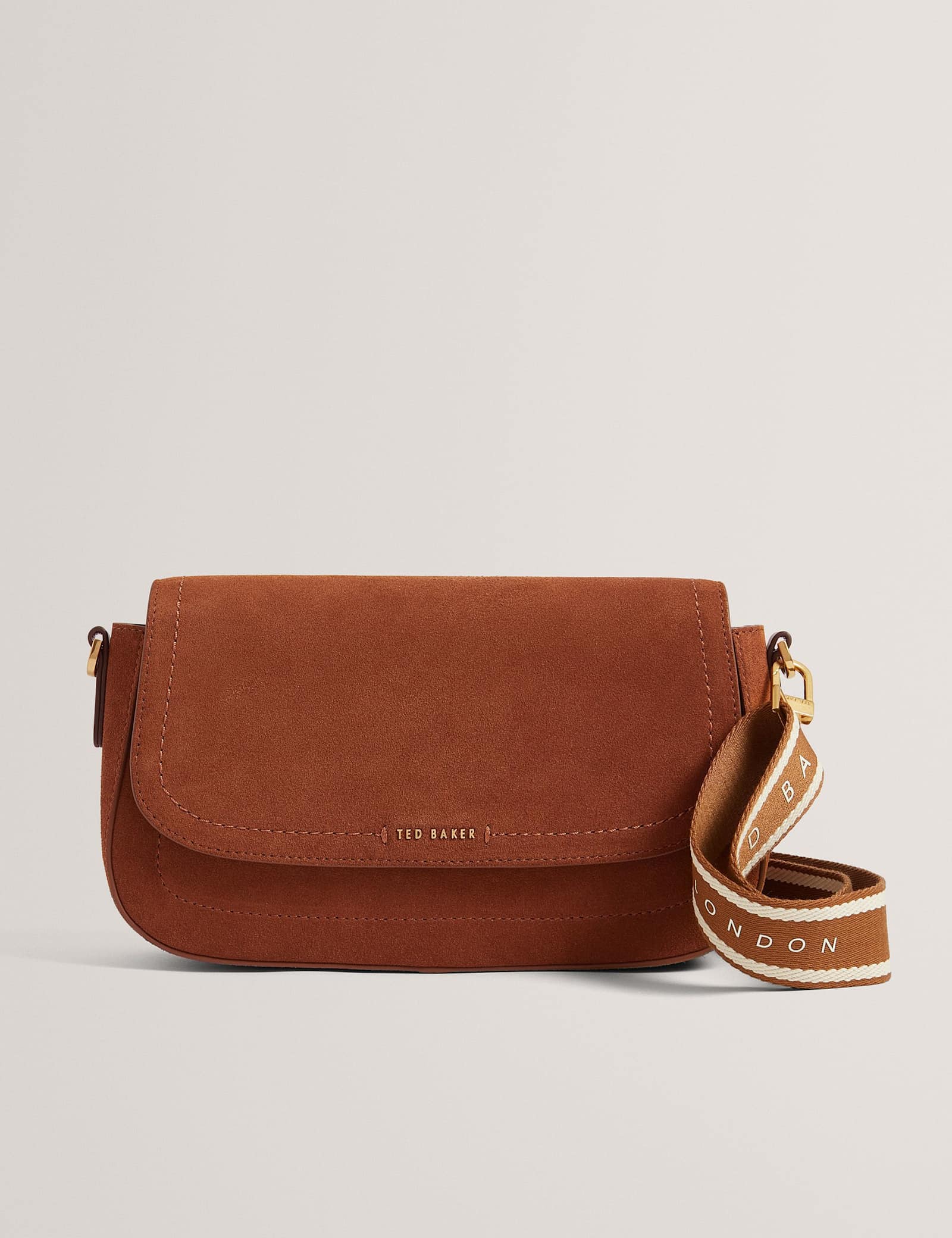 Suede Cross Body Bag - image 1